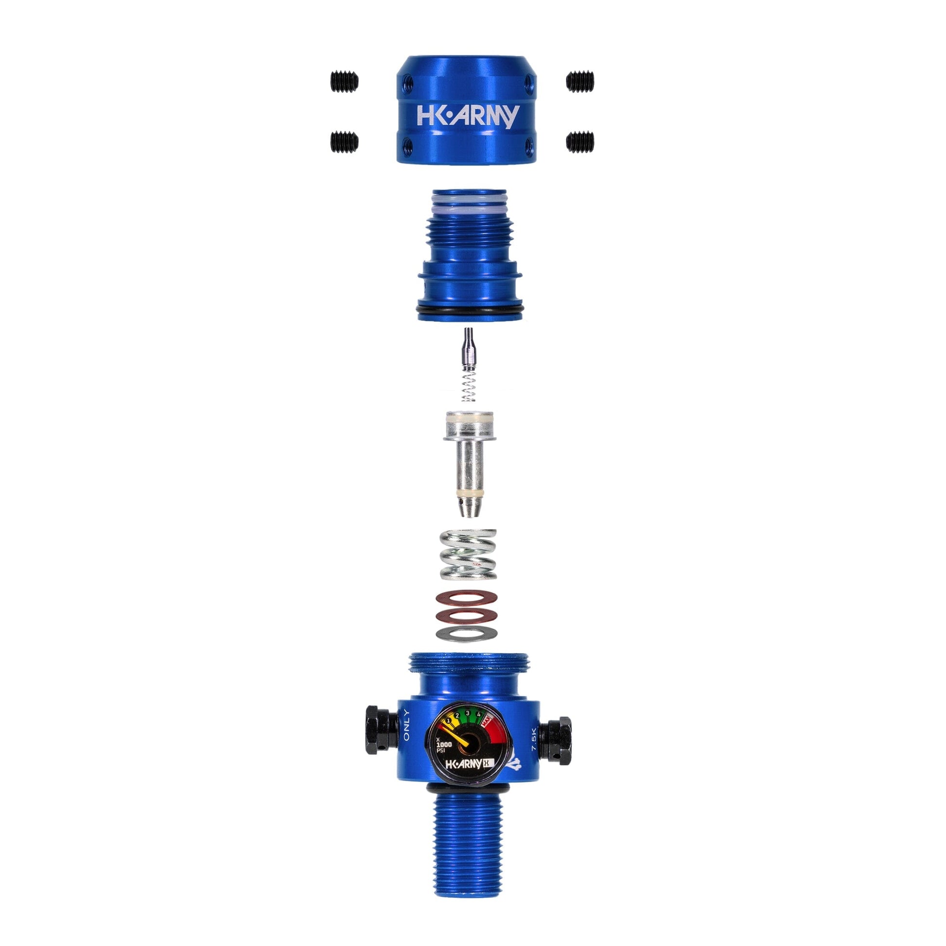 Used AeroLite Pro Regulator - Adjustable & Rotational - Blue Paintball Gun from HK Army Clothing Buy/Sell/Trade Paintball Markers, New Paintball Guns, Paintball Hoppers, Paintball Masks, and Hormesis Headbands