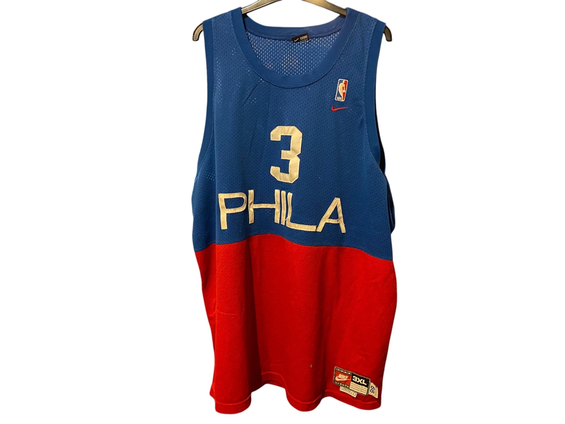 Used Allen Iverson #3 Jersey Philadelphia 76ers Nike PHILA Throwback : Size 3XL Paintball Gun from CPXBrosPaintball Buy/Sell/Trade Paintball Markers, New Paintball Guns, Paintball Hoppers, Paintball Masks, and Hormesis Headbands