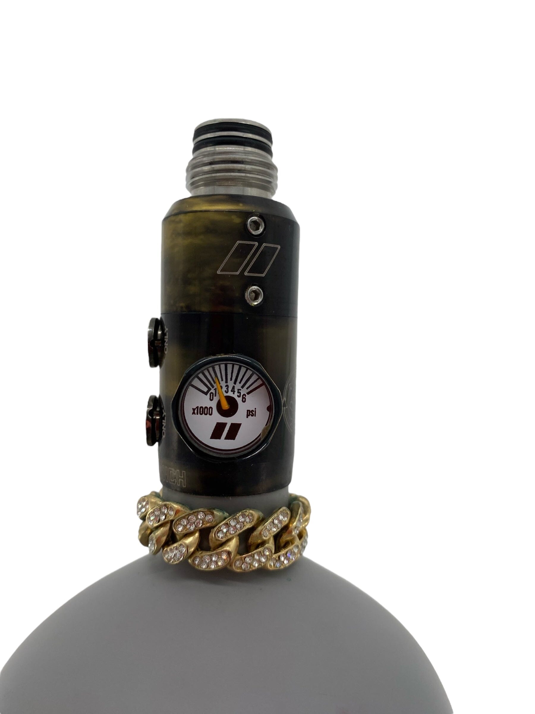 Used Alpha Air 68/4500 Paintball Tank with Powerhouse Counterpunch Regulator - Long Body Paintball Gun from CPXBrosPaintball Buy/Sell/Trade Paintball Markers, New Paintball Guns, Paintball Hoppers, Paintball Masks, and Hormesis Headbands