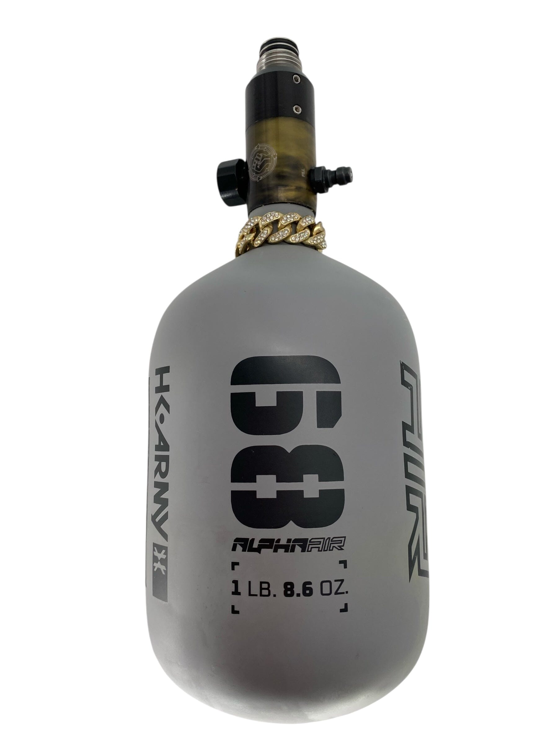 Used Alpha Air 68/4500 Paintball Tank with Powerhouse Counterpunch Regulator - Long Body Paintball Gun from CPXBrosPaintball Buy/Sell/Trade Paintball Markers, New Paintball Guns, Paintball Hoppers, Paintball Masks, and Hormesis Headbands