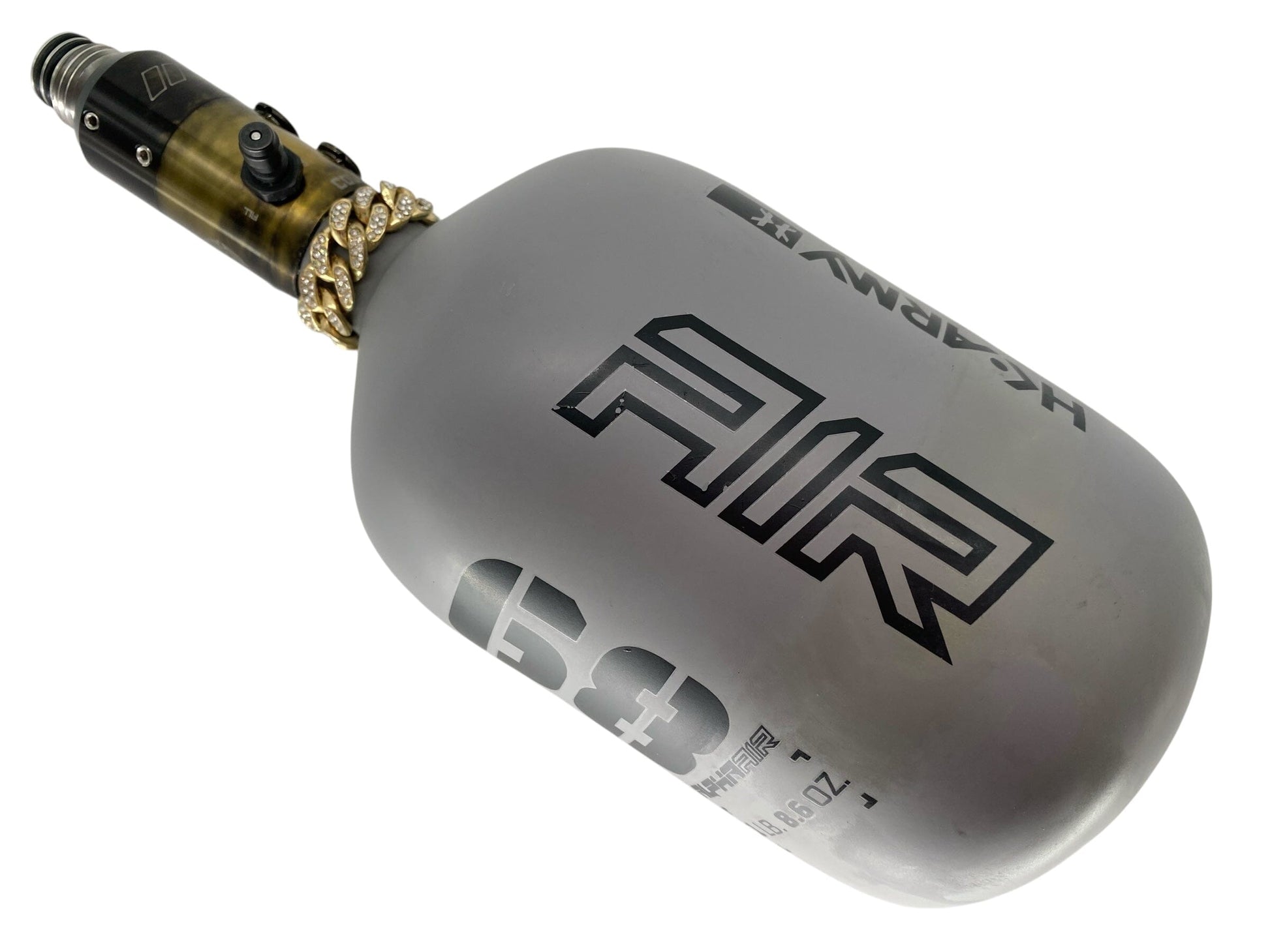 Used Alpha Air 68/4500 Paintball Tank with Powerhouse Counterpunch Regulator - Long Body Paintball Gun from CPXBrosPaintball Buy/Sell/Trade Paintball Markers, New Paintball Guns, Paintball Hoppers, Paintball Masks, and Hormesis Headbands