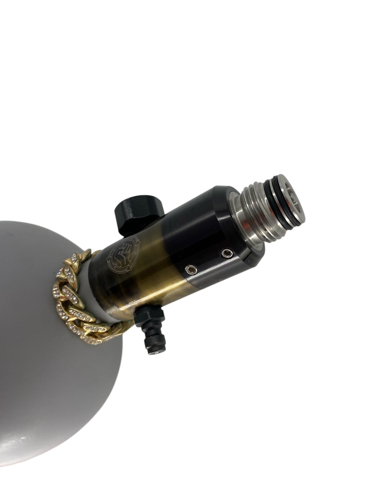 Used Alpha Air 68/4500 Paintball Tank with Powerhouse Counterpunch Regulator - Long Body Paintball Gun from CPXBrosPaintball Buy/Sell/Trade Paintball Markers, New Paintball Guns, Paintball Hoppers, Paintball Masks, and Hormesis Headbands