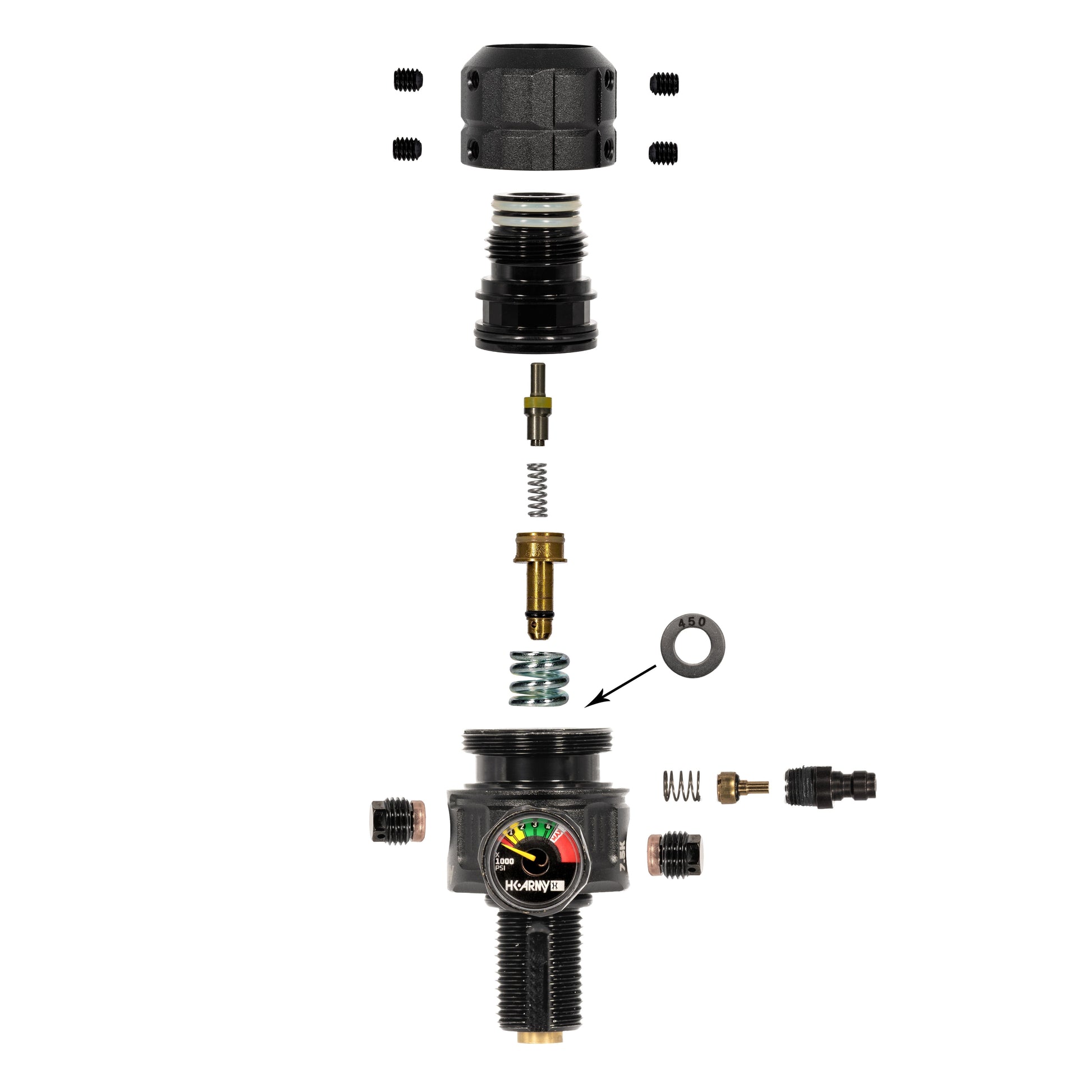 Used Alpha Air® - 48ci/4500psi PRO Air System - DOOM Ash Paintball Gun from HK Army Clothing Buy/Sell/Trade Paintball Markers, New Paintball Guns, Paintball Hoppers, Paintball Masks, and Hormesis Headbands