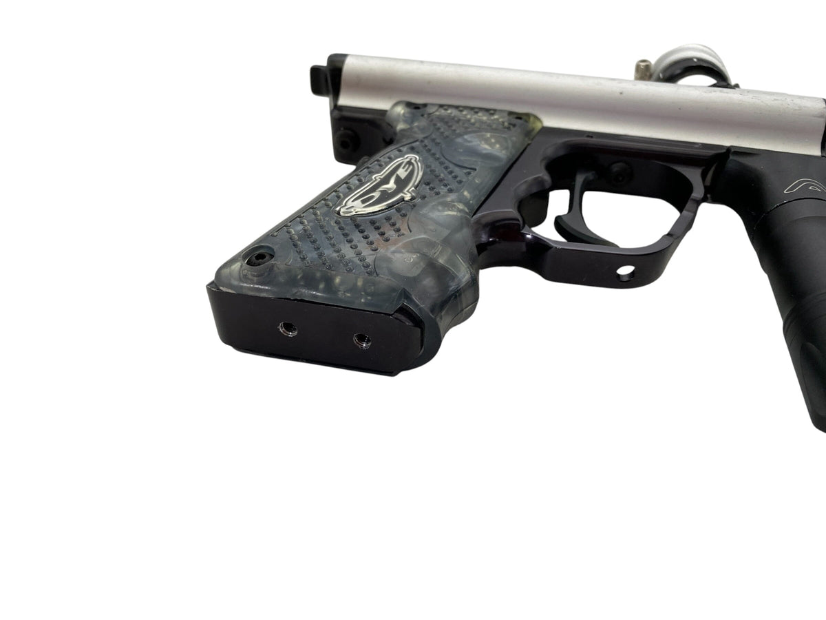 Used Angel A1 Fly Paintball Gun Silver/Black Paintball Gun from CPXBrosPaintball Buy/Sell/Trade Paintball Markers, New Paintball Guns, Paintball Hoppers, Paintball Masks, and Hormesis Headbands