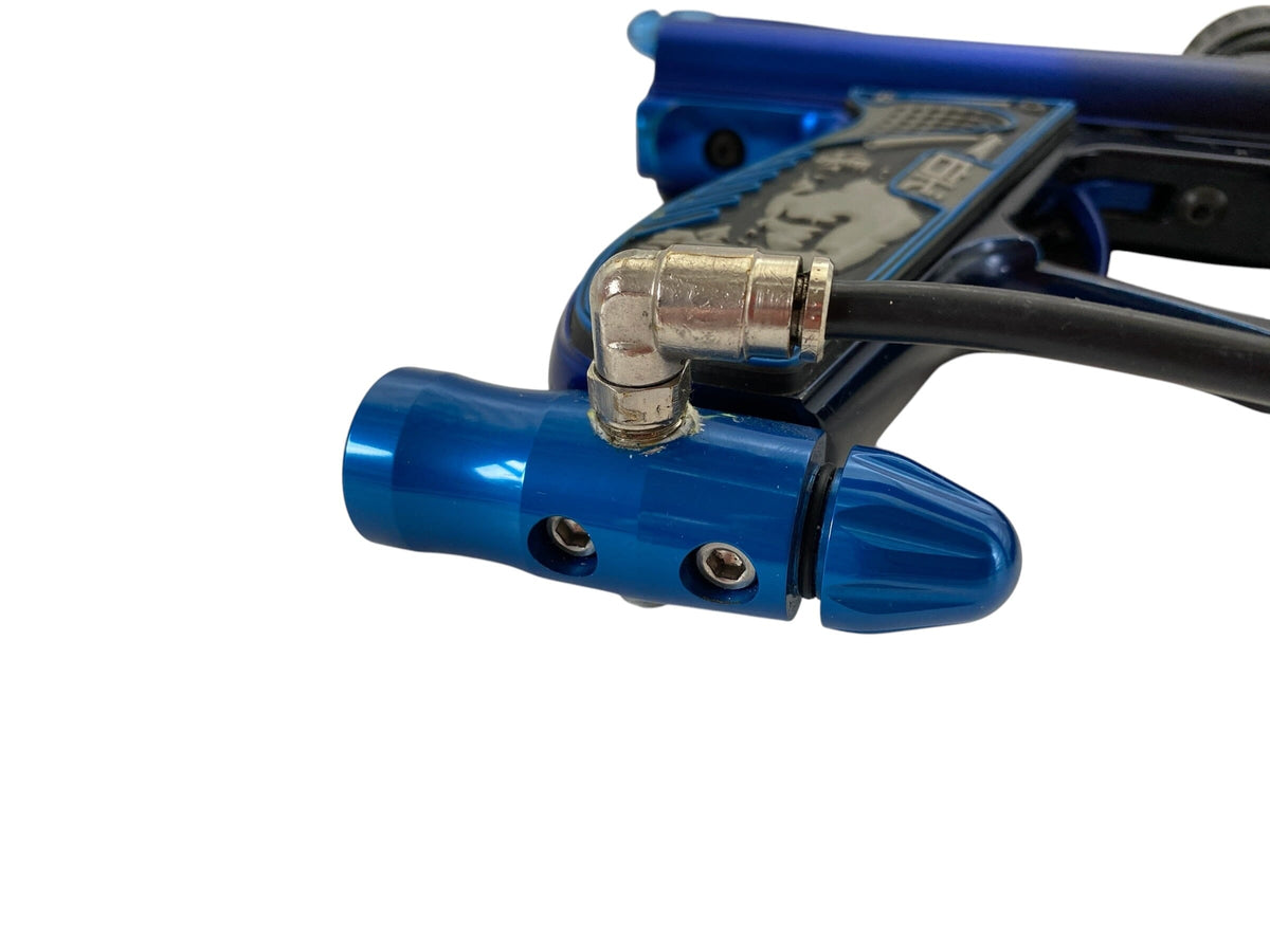 Used Angel A4 Paintball Gun Black Blue Fade Paintball Gun from CPXBrosPaintball Buy/Sell/Trade Paintball Markers, New Paintball Guns, Paintball Hoppers, Paintball Masks, and Hormesis Headbands