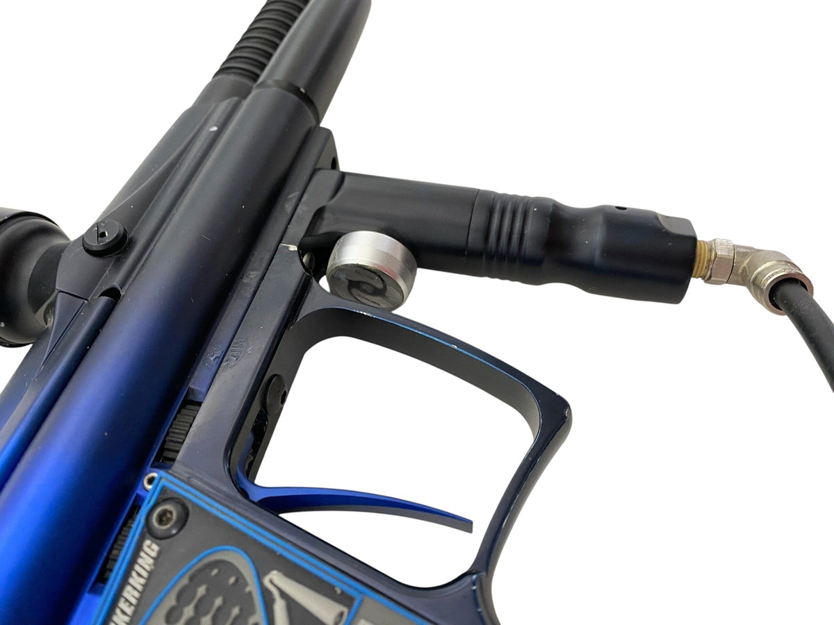 Used Angel A4 Paintball Gun Black Blue Fade Paintball Gun from CPXBrosPaintball Buy/Sell/Trade Paintball Markers, New Paintball Guns, Paintball Hoppers, Paintball Masks, and Hormesis Headbands
