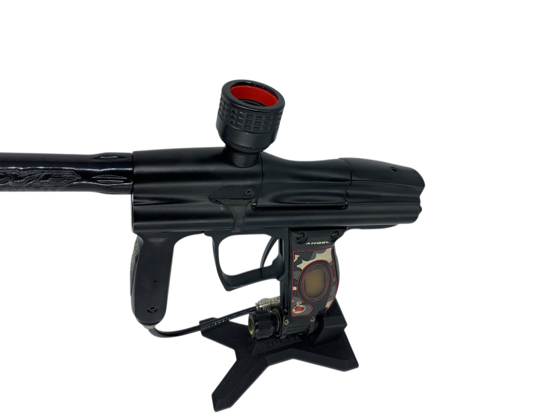 Used Angel G7 Paintball Gun Black Virtue Board Paintball Gun from CPXBrosPaintball Buy/Sell/Trade Paintball Markers, New Paintball Guns, Paintball Hoppers, Paintball Masks, and Hormesis Headbands