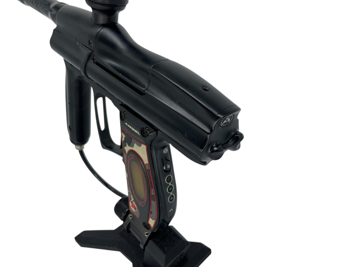 Used Angel G7 Paintball Gun Black Virtue Board Paintball Gun from CPXBrosPaintball Buy/Sell/Trade Paintball Markers, New Paintball Guns, Paintball Hoppers, Paintball Masks, and Hormesis Headbands