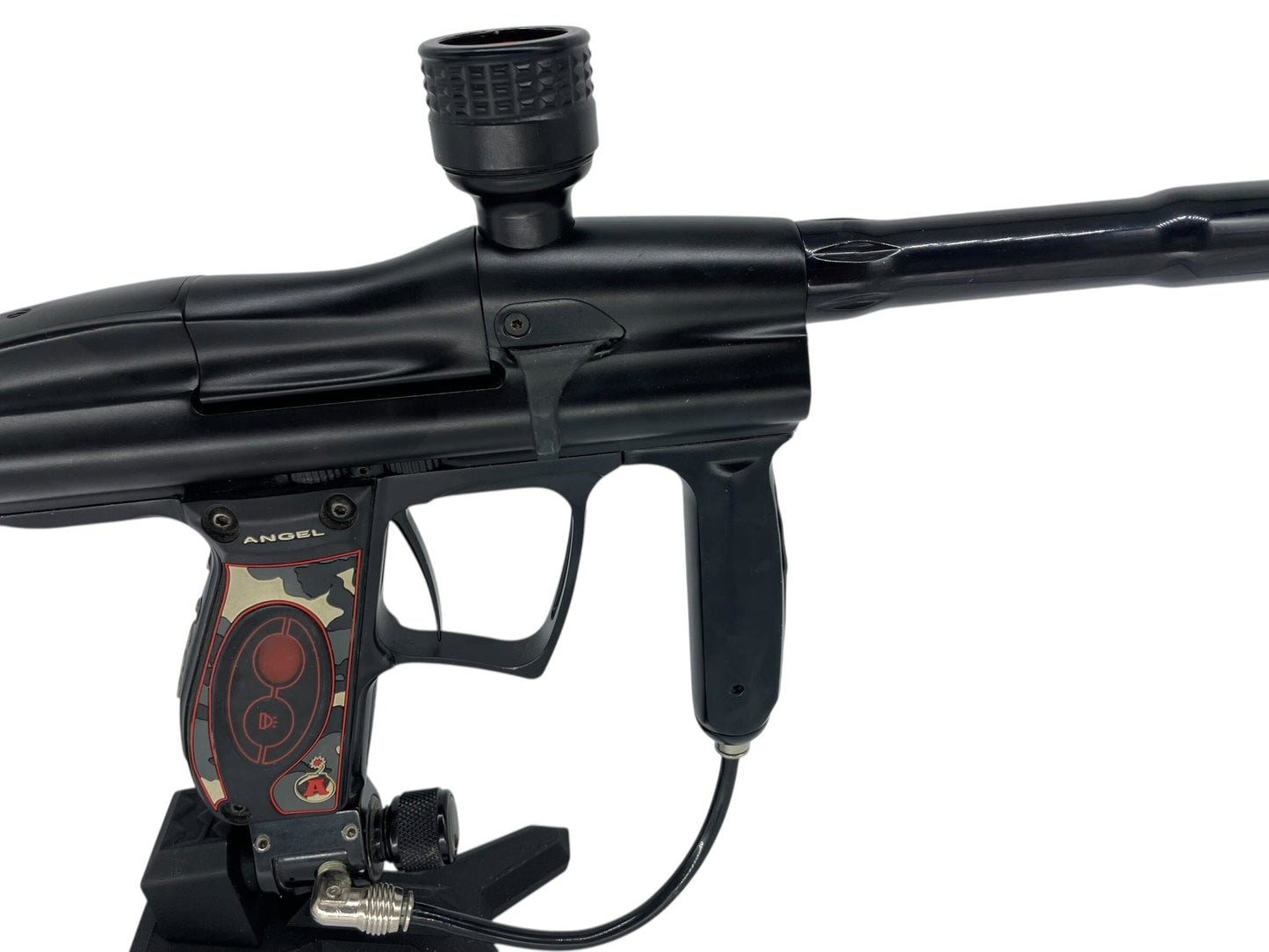Used Angel G7 Paintball Gun Black Virtue Board Paintball Gun from CPXBrosPaintball Buy/Sell/Trade Paintball Markers, New Paintball Guns, Paintball Hoppers, Paintball Masks, and Hormesis Headbands