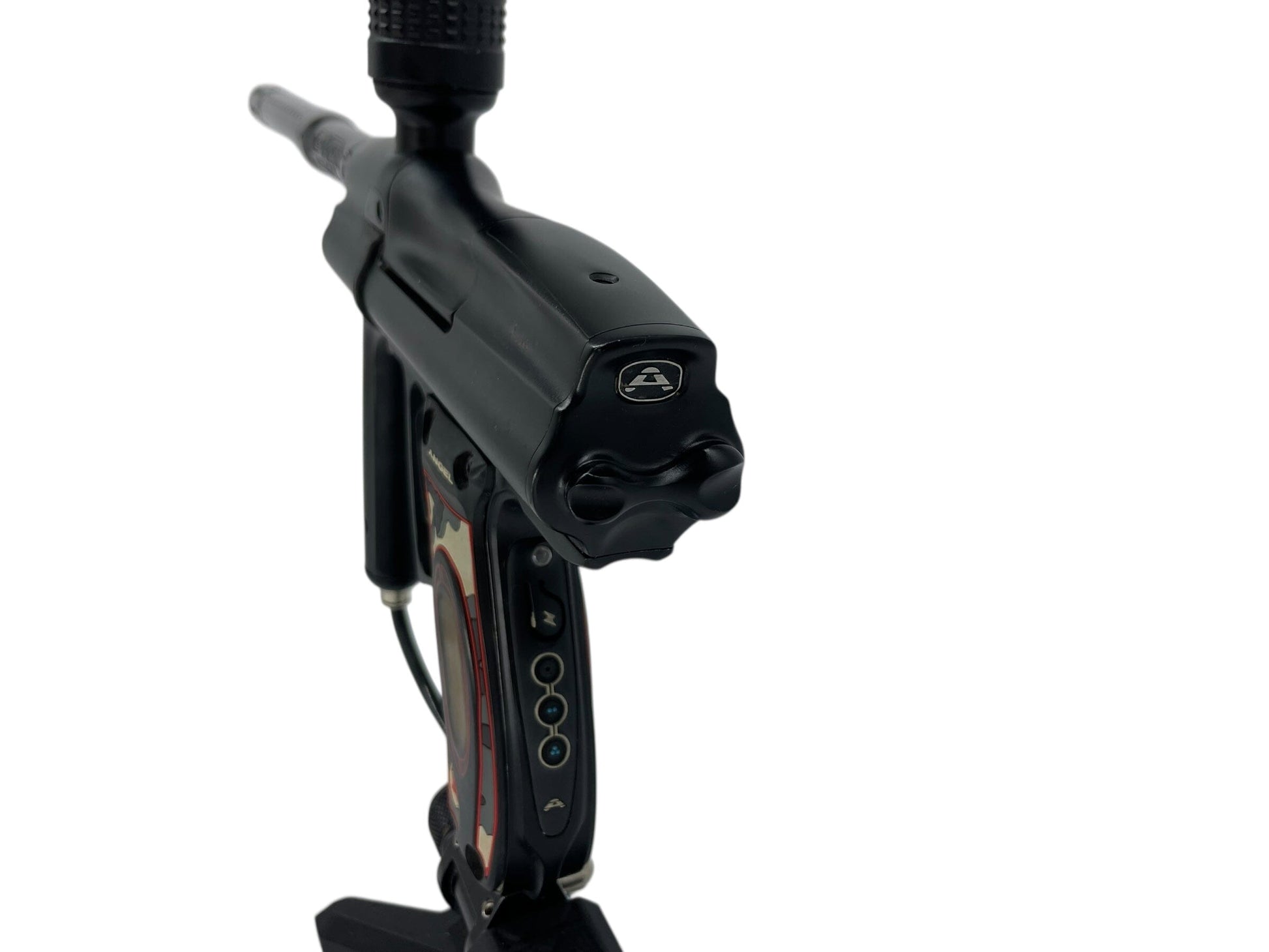 Used Angel G7 Paintball Gun Black Virtue Board Paintball Gun from CPXBrosPaintball Buy/Sell/Trade Paintball Markers, New Paintball Guns, Paintball Hoppers, Paintball Masks, and Hormesis Headbands