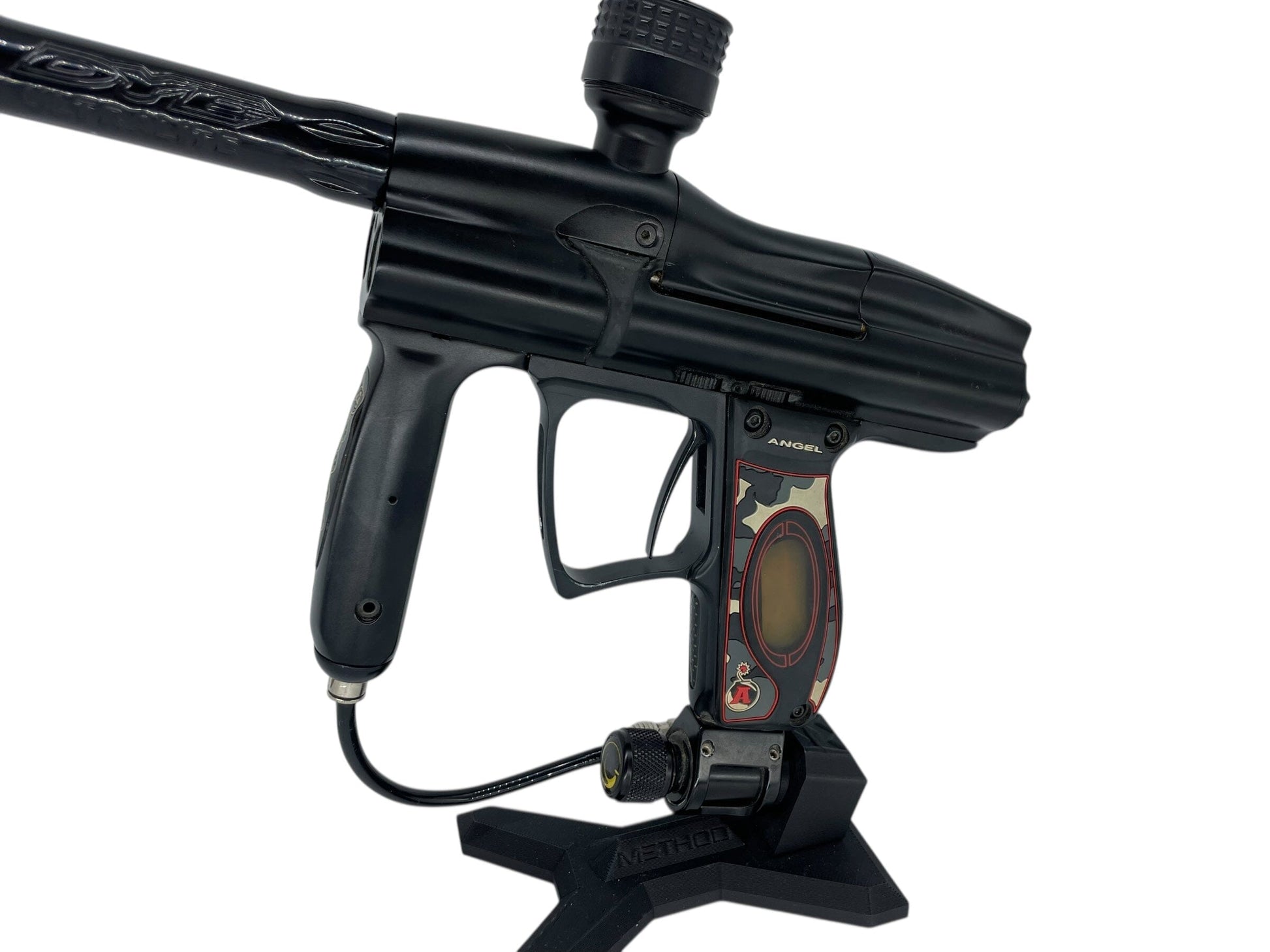 Used Angel G7 Paintball Gun Black Virtue Board Paintball Gun from CPXBrosPaintball Buy/Sell/Trade Paintball Markers, New Paintball Guns, Paintball Hoppers, Paintball Masks, and Hormesis Headbands