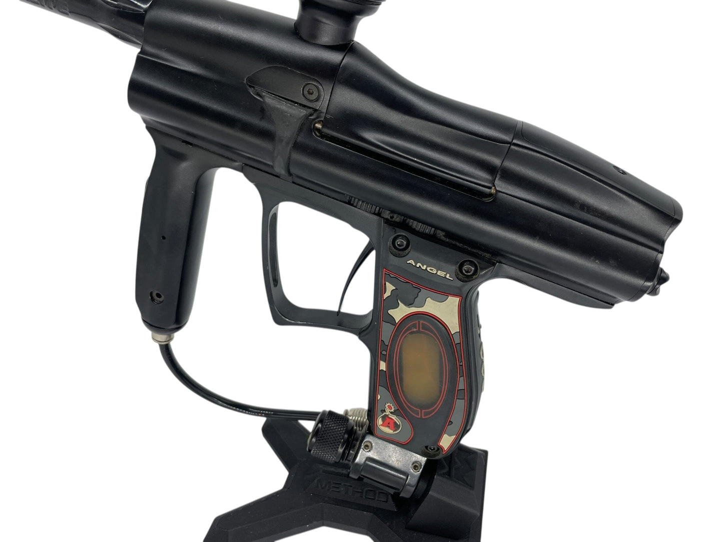 Used Angel G7 Paintball Gun Black Virtue Board Paintball Gun from CPXBrosPaintball Buy/Sell/Trade Paintball Markers, New Paintball Guns, Paintball Hoppers, Paintball Masks, and Hormesis Headbands