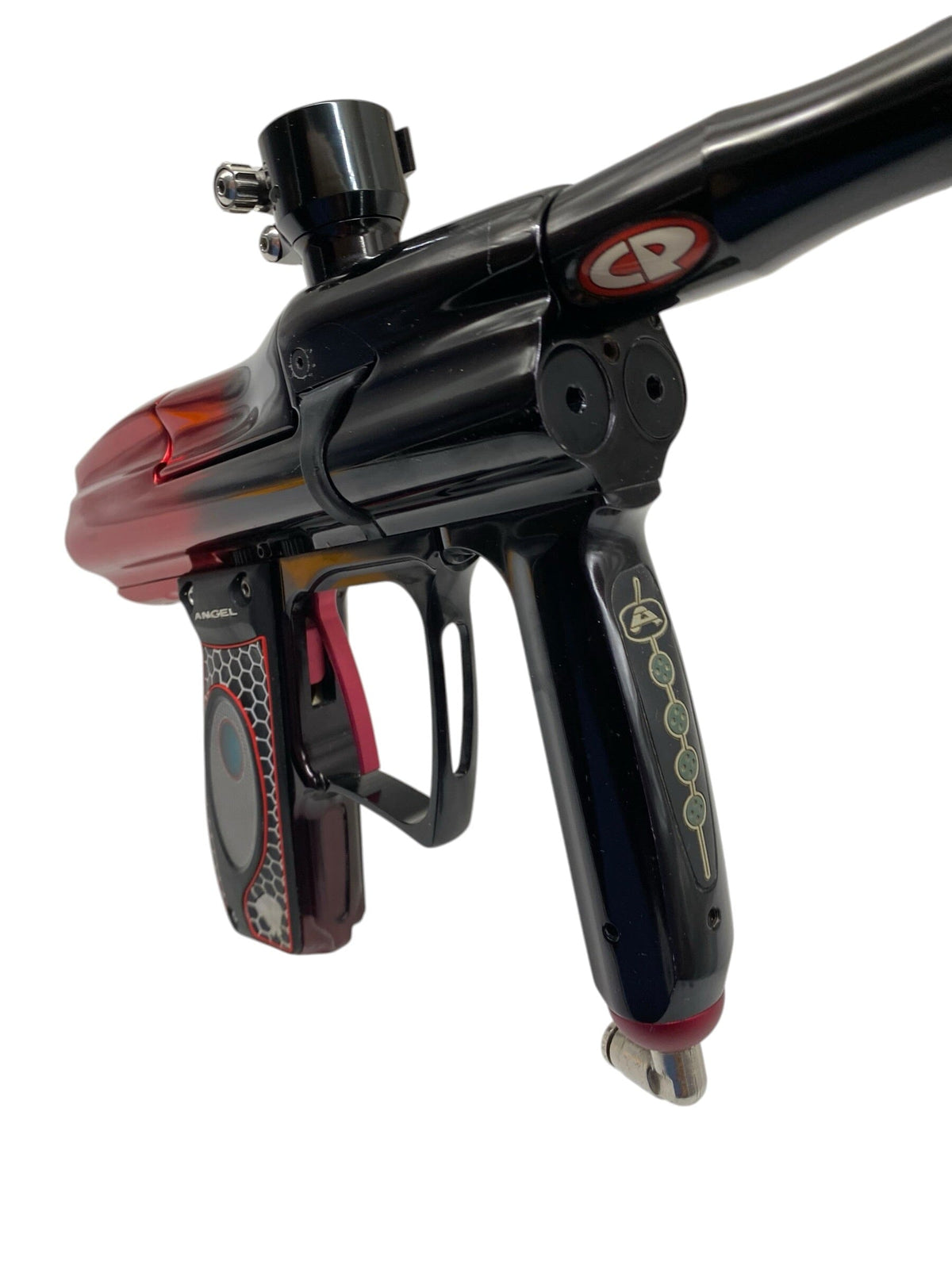 Used Angel G7 Paintball Gun Red Black Fade Paintball Gun from CPXBrosPaintball Buy/Sell/Trade Paintball Markers, New Paintball Guns, Paintball Hoppers, Paintball Masks, and Hormesis Headbands