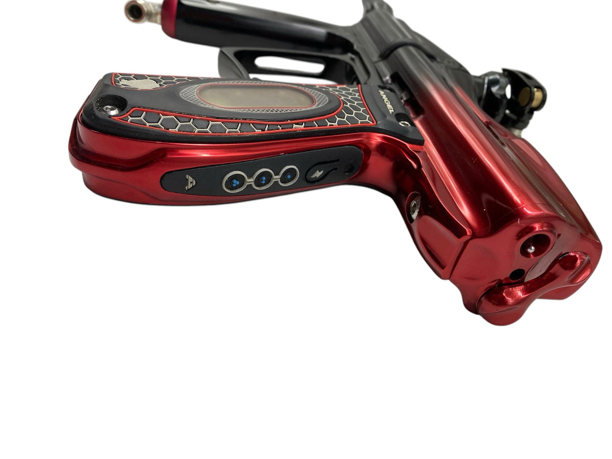 Used Angel G7 Paintball Gun Red Black Fade Paintball Gun from CPXBrosPaintball Buy/Sell/Trade Paintball Markers, New Paintball Guns, Paintball Hoppers, Paintball Masks, and Hormesis Headbands