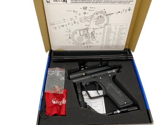 Used Azodin Blitz 4 Paintball Gun Black Paintball Gun from CPXBrosPaintball Buy/Sell/Trade Paintball Markers, New Paintball Guns, Paintball Hoppers, Paintball Masks, and Hormesis Headbands