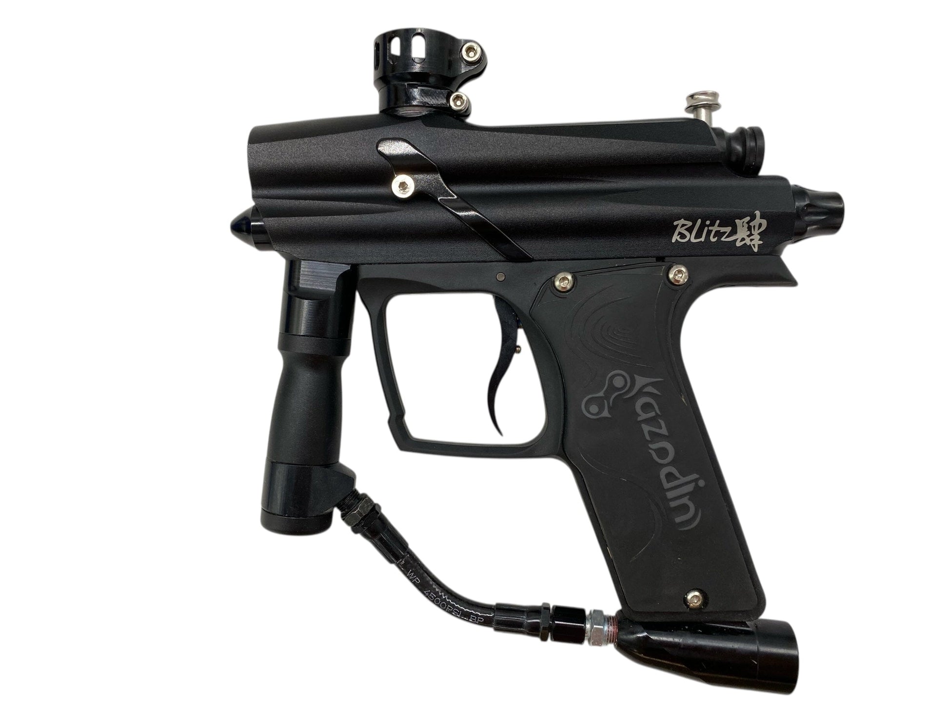 Used Azodin Blitz 4 Paintball Gun Black Paintball Gun from CPXBrosPaintball Buy/Sell/Trade Paintball Markers, New Paintball Guns, Paintball Hoppers, Paintball Masks, and Hormesis Headbands