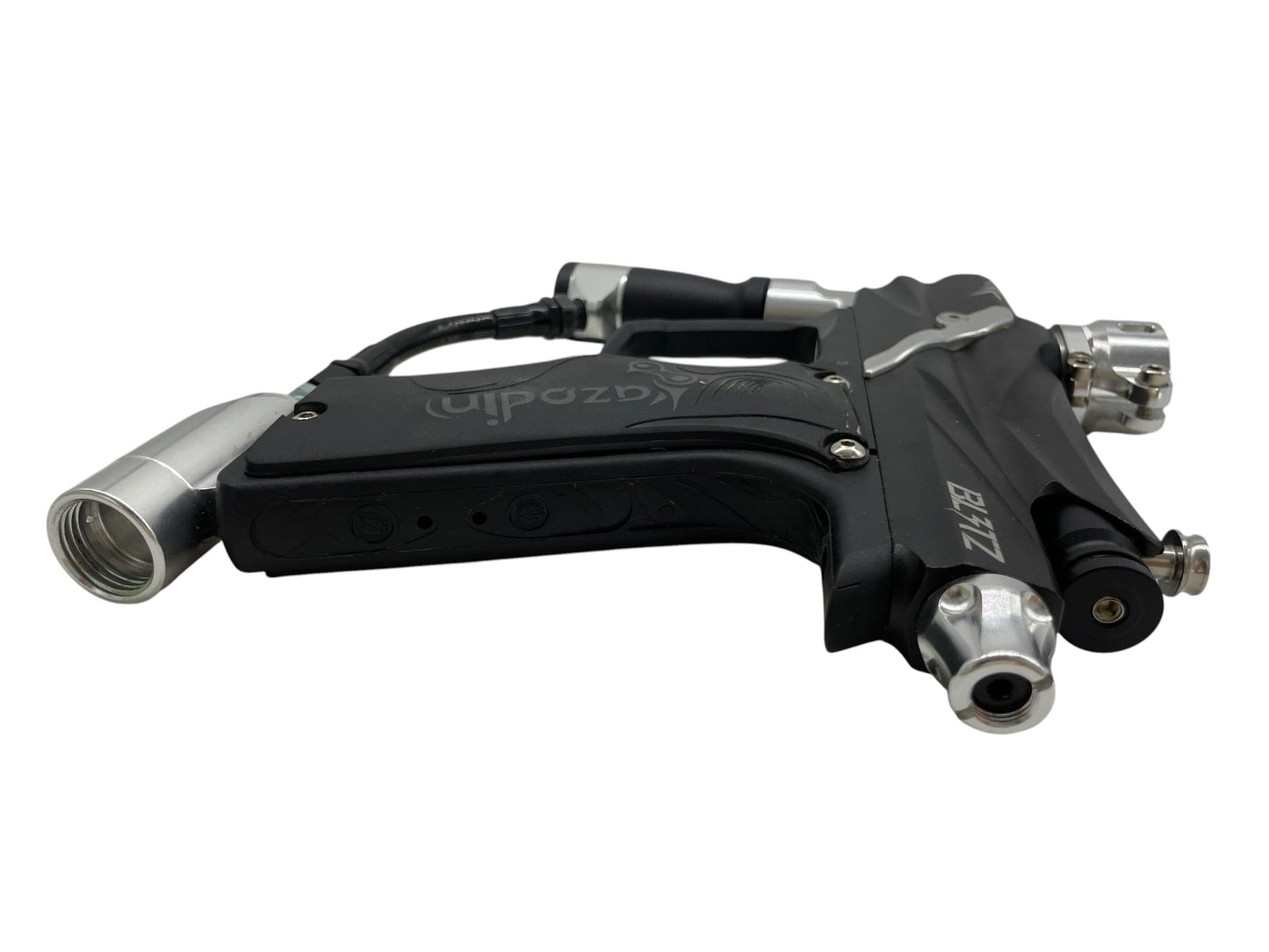 Used Azodin Blitz Black/Silver Paintball Gun Paintball Gun from CPXBrosPaintball Buy/Sell/Trade Paintball Markers, New Paintball Guns, Paintball Hoppers, Paintball Masks, and Hormesis Headbands