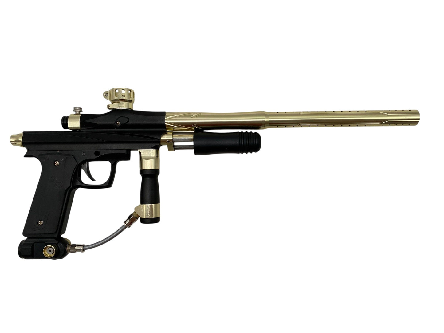 Used Azodin KPC+ Black/Gold Pump Paintball Gun Paintball Gun from CPXBrosPaintball Buy/Sell/Trade Paintball Markers, New Paintball Guns, Paintball Hoppers, Paintball Masks, and Hormesis Headbands