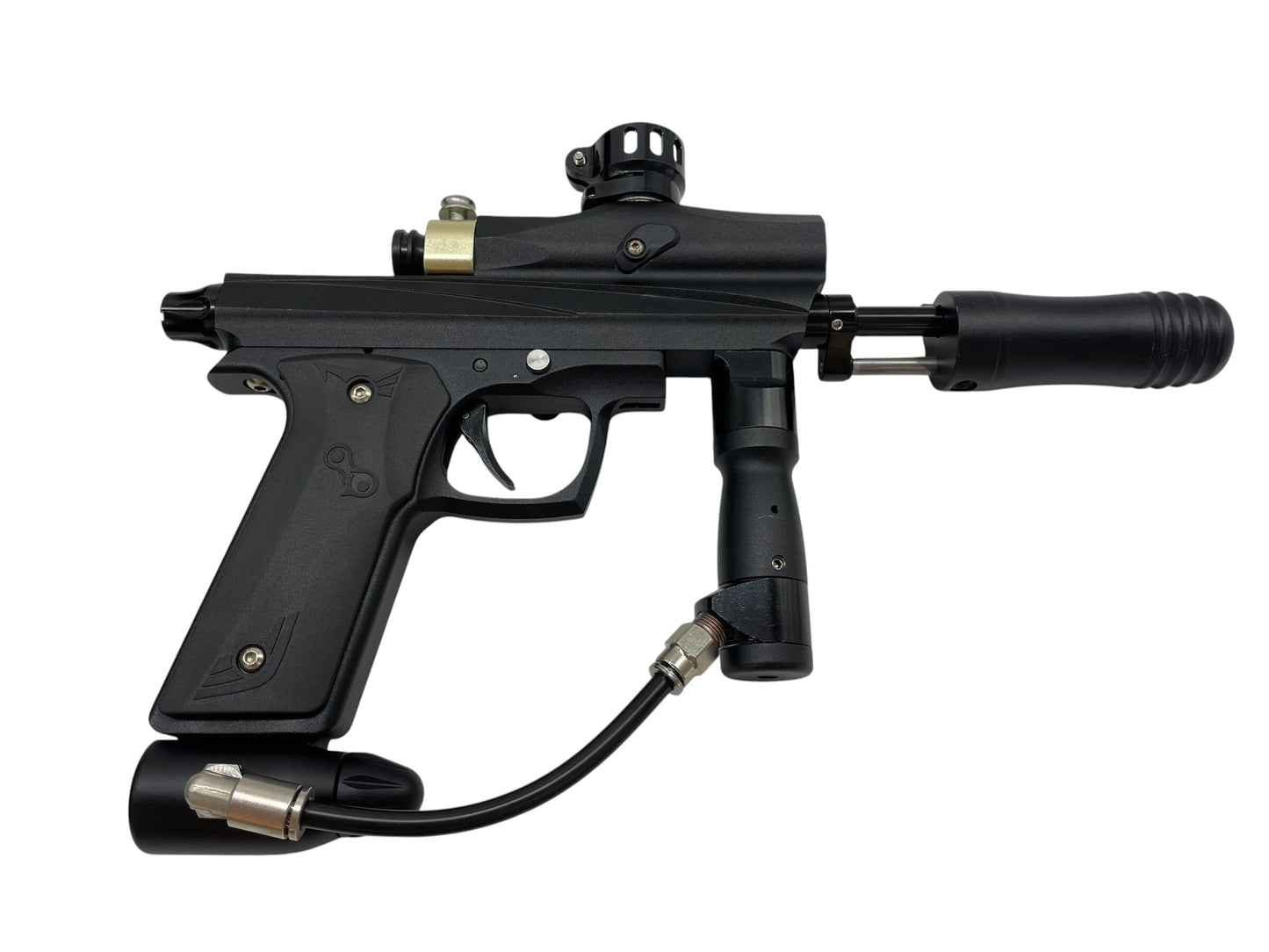 Used Azodin KPC+ Black/Gold Pump Paintball Gun Paintball Gun from CPXBrosPaintball Buy/Sell/Trade Paintball Markers, New Paintball Guns, Paintball Hoppers, Paintball Masks, and Hormesis Headbands