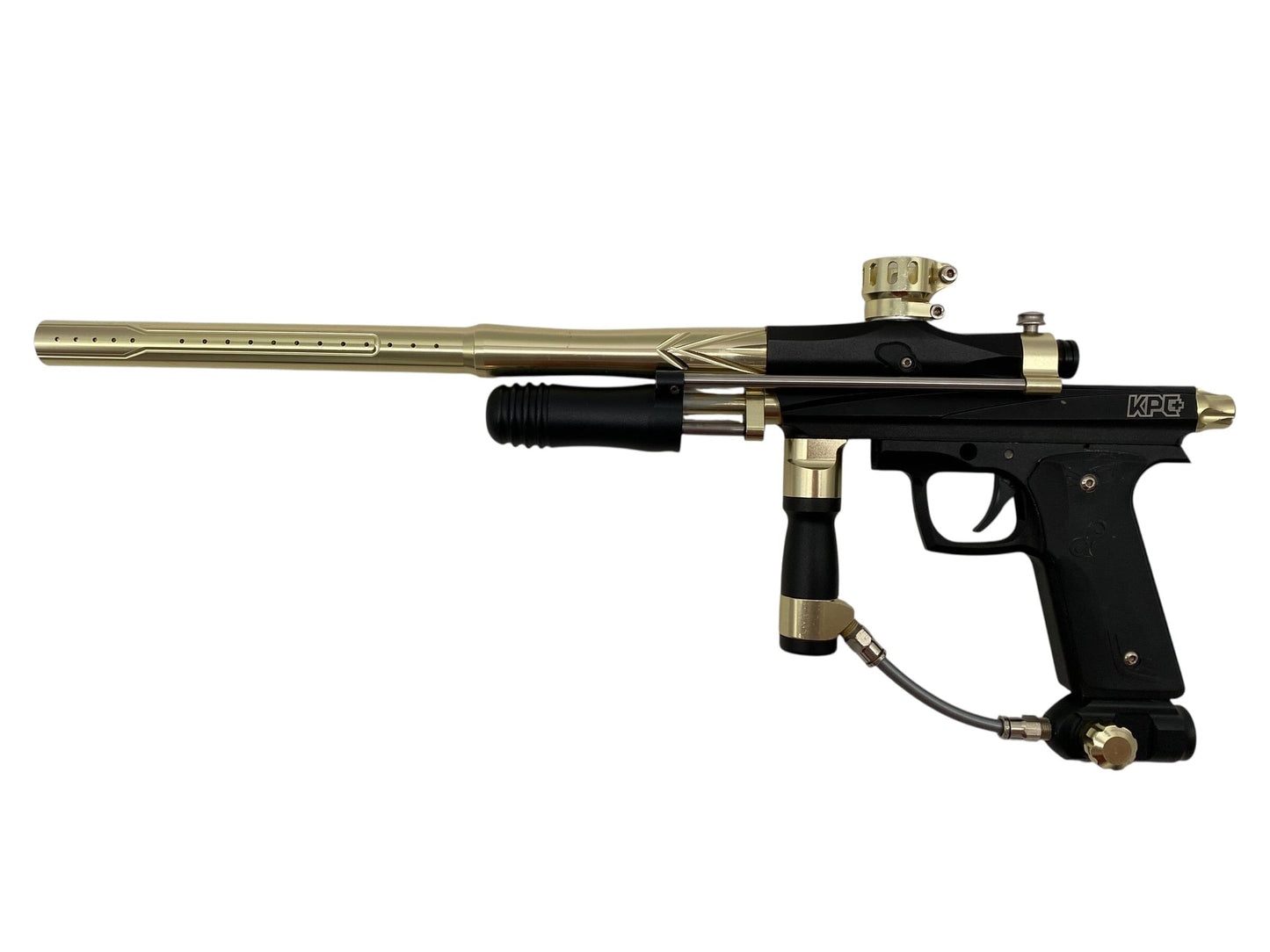 Used Azodin KPC+ Black/Gold Pump Paintball Gun Paintball Gun from CPXBrosPaintball Buy/Sell/Trade Paintball Markers, New Paintball Guns, Paintball Hoppers, Paintball Masks, and Hormesis Headbands