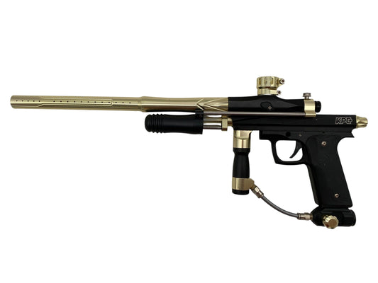 Used Azodin KPC+ Black/Gold Pump Paintball Gun Paintball Gun from CPXBrosPaintball Buy/Sell/Trade Paintball Markers, New Paintball Guns, Paintball Hoppers, Paintball Masks, and Hormesis Headbands