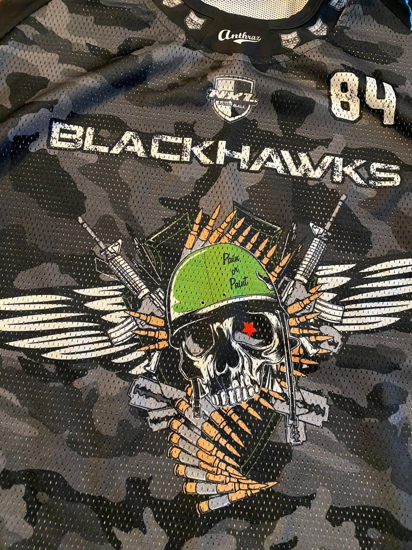 Used Blackhawks Paintball Jersey-size XL Paintball Gun from CPXBrosPaintball Buy/Sell/Trade Paintball Markers, New Paintball Guns, Paintball Hoppers, Paintball Masks, and Hormesis Headbands