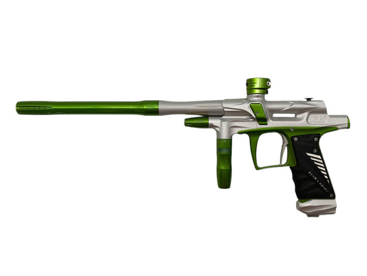 Used Bob Long 2K12 G6R Silver/Green Paintball Gun Paintball Gun from CPXBrosPaintball Buy/Sell/Trade Paintball Markers, New Paintball Guns, Paintball Hoppers, Paintball Masks, and Hormesis Headbands