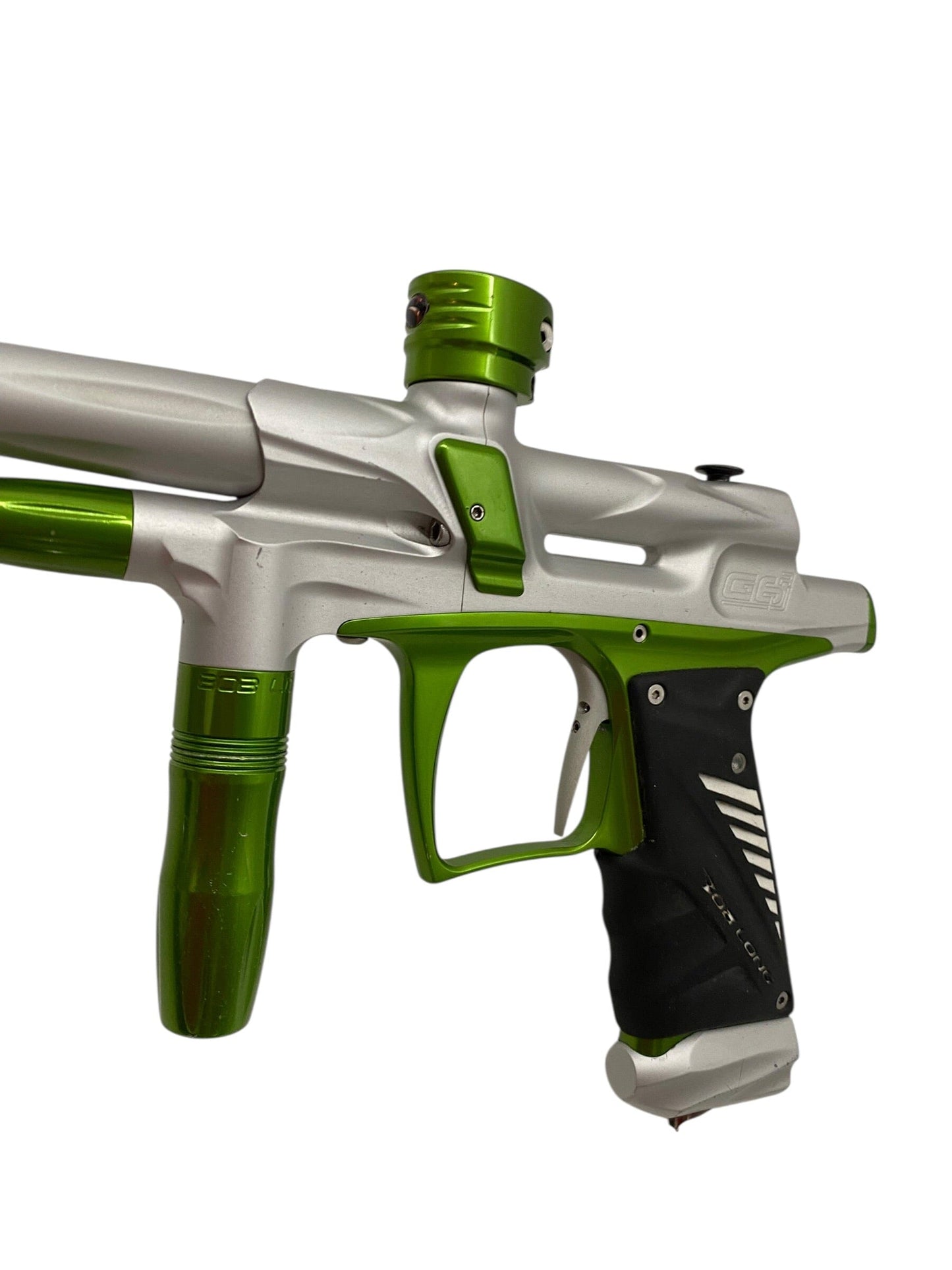 Used Bob Long 2K12 G6R Silver/Green Paintball Gun Paintball Gun from CPXBrosPaintball Buy/Sell/Trade Paintball Markers, New Paintball Guns, Paintball Hoppers, Paintball Masks, and Hormesis Headbands