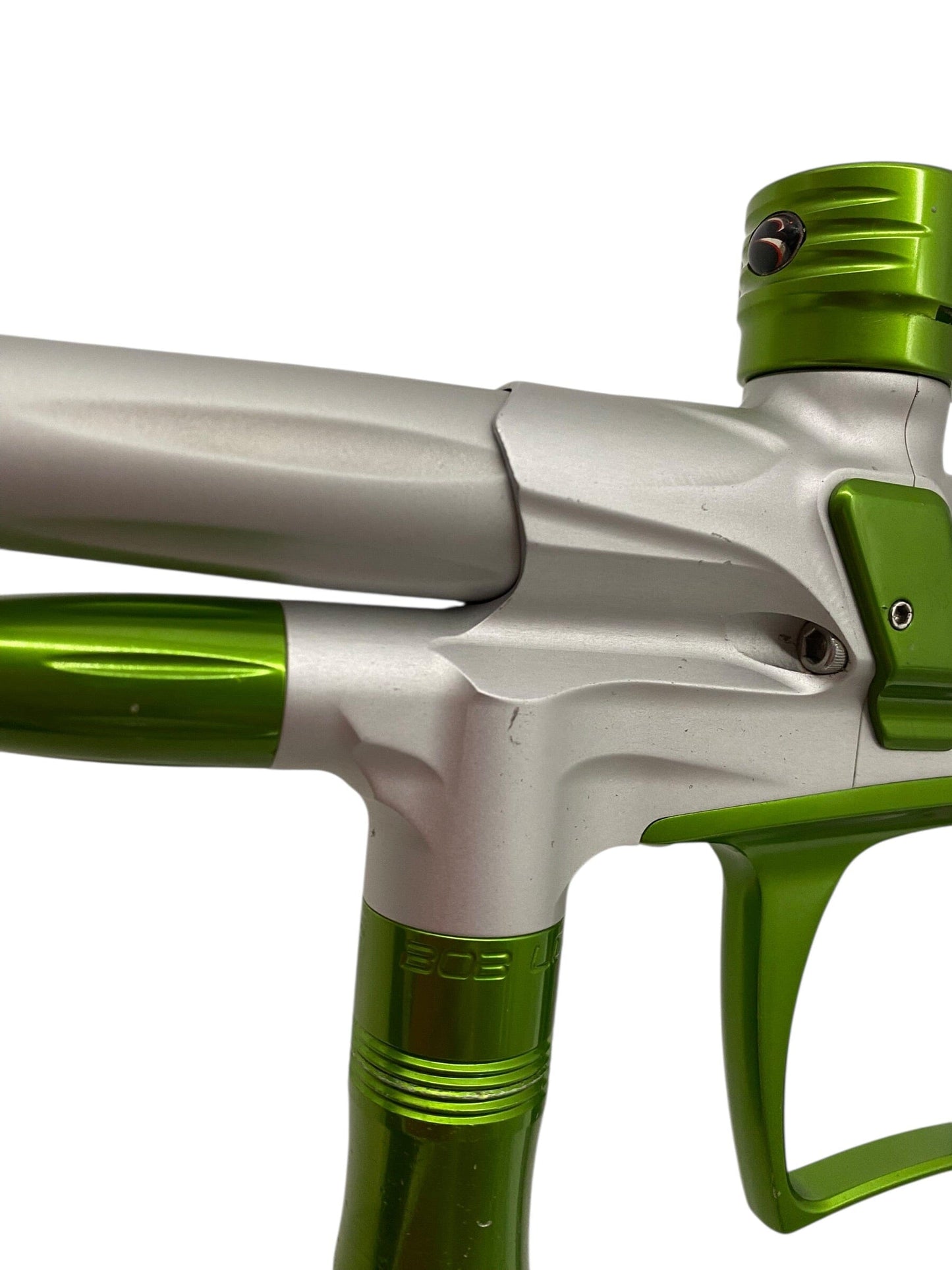 Used Bob Long 2K12 G6R Silver/Green Paintball Gun Paintball Gun from CPXBrosPaintball Buy/Sell/Trade Paintball Markers, New Paintball Guns, Paintball Hoppers, Paintball Masks, and Hormesis Headbands