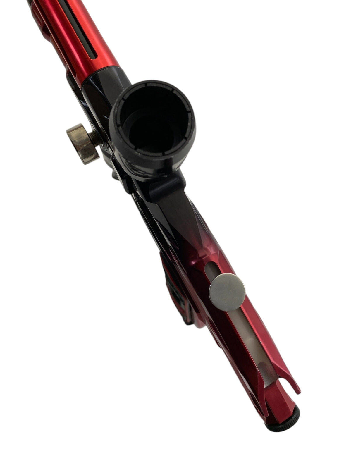 Used Bob Long 2k2 Alias Paintball Gun Black Red Fade Paintball Gun from CPXBrosPaintball Buy/Sell/Trade Paintball Markers, New Paintball Guns, Paintball Hoppers, Paintball Masks, and Hormesis Headbands