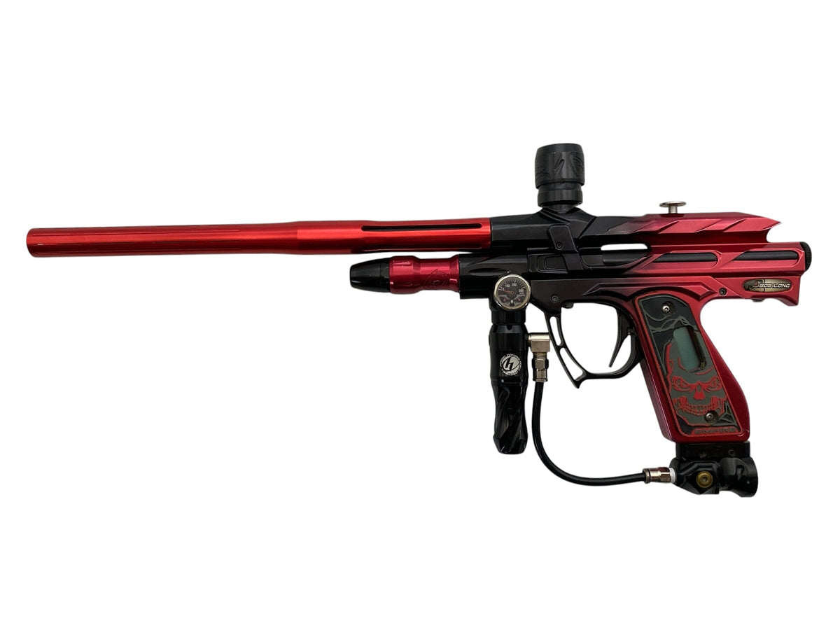 Used Bob Long 2k2 Alias Paintball Gun Black Red Fade Paintball Gun from CPXBrosPaintball Buy/Sell/Trade Paintball Markers, New Paintball Guns, Paintball Hoppers, Paintball Masks, and Hormesis Headbands