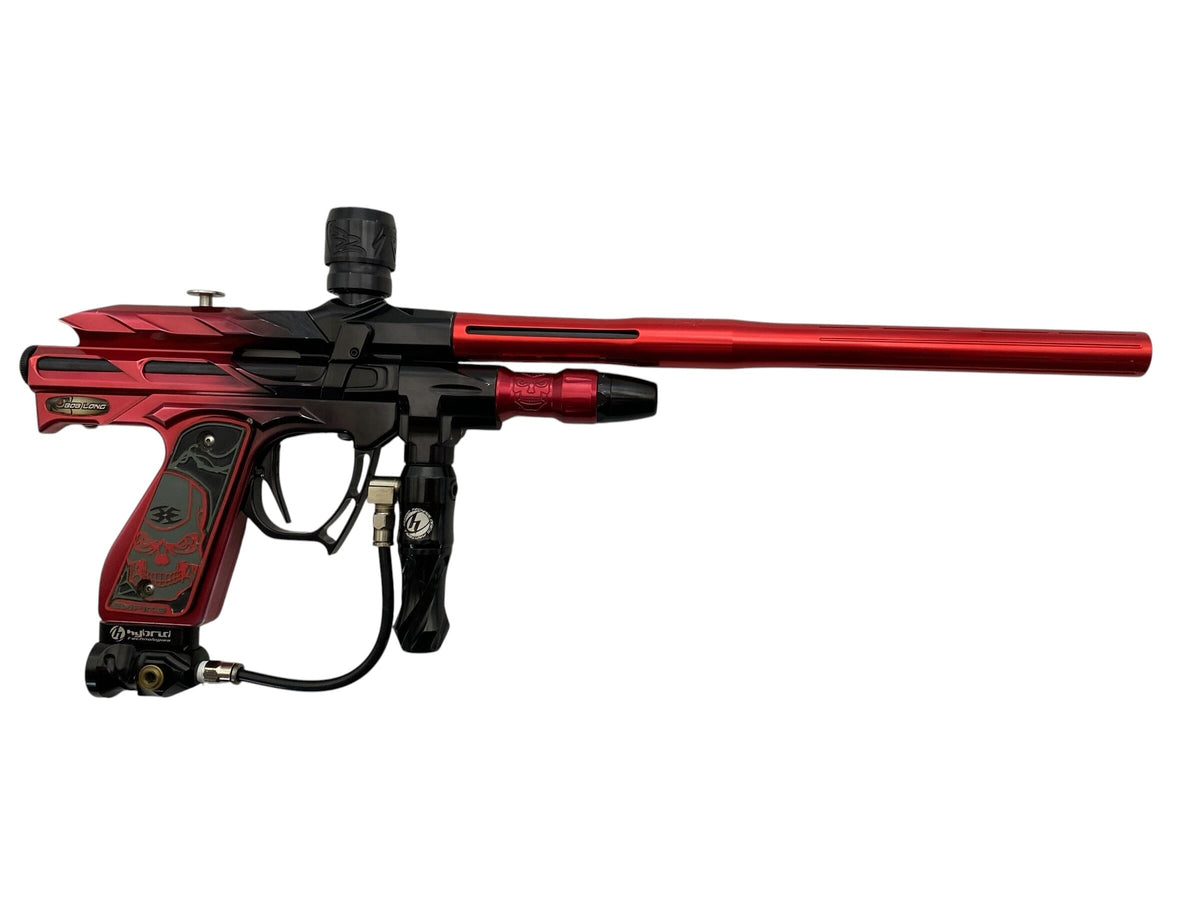 Used Bob Long 2k2 Alias Paintball Gun Black Red Fade Paintball Gun from CPXBrosPaintball Buy/Sell/Trade Paintball Markers, New Paintball Guns, Paintball Hoppers, Paintball Masks, and Hormesis Headbands