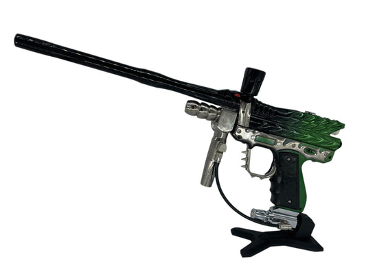 Used Bob Long 2k2 Dragon Intimidator Paintball Gun Black/Green Fade (RED DISC) Paintball Gun from CPXBrosPaintball Buy/Sell/Trade Paintball Markers, New Paintball Guns, Paintball Hoppers, Paintball Masks, and Hormesis Headbands