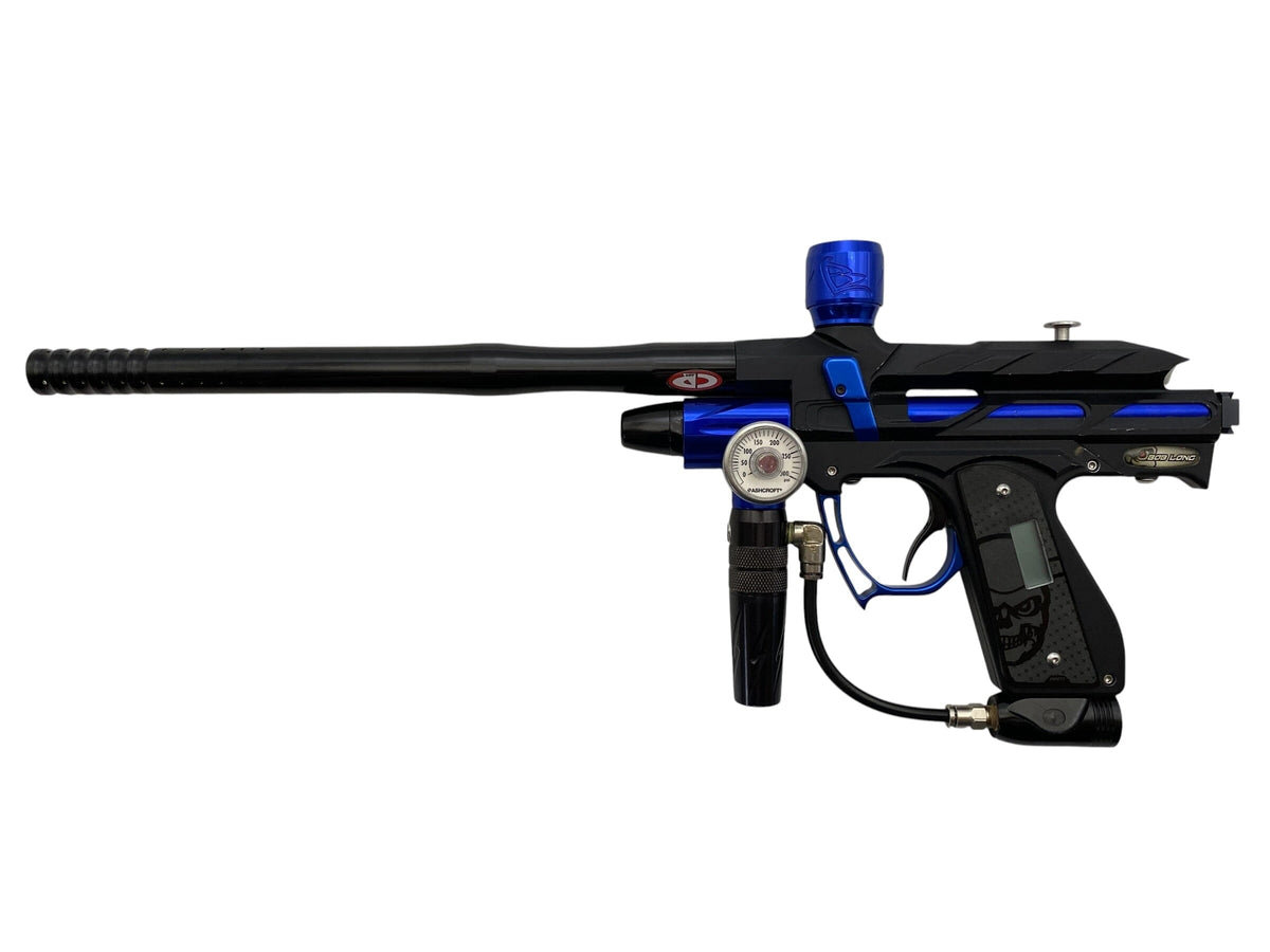 Used Bob Long 2k5 Alias Paintball Gun Black/Blue Paintball Gun from CPXBrosPaintball Buy/Sell/Trade Paintball Markers, New Paintball Guns, Paintball Hoppers, Paintball Masks, and Hormesis Headbands