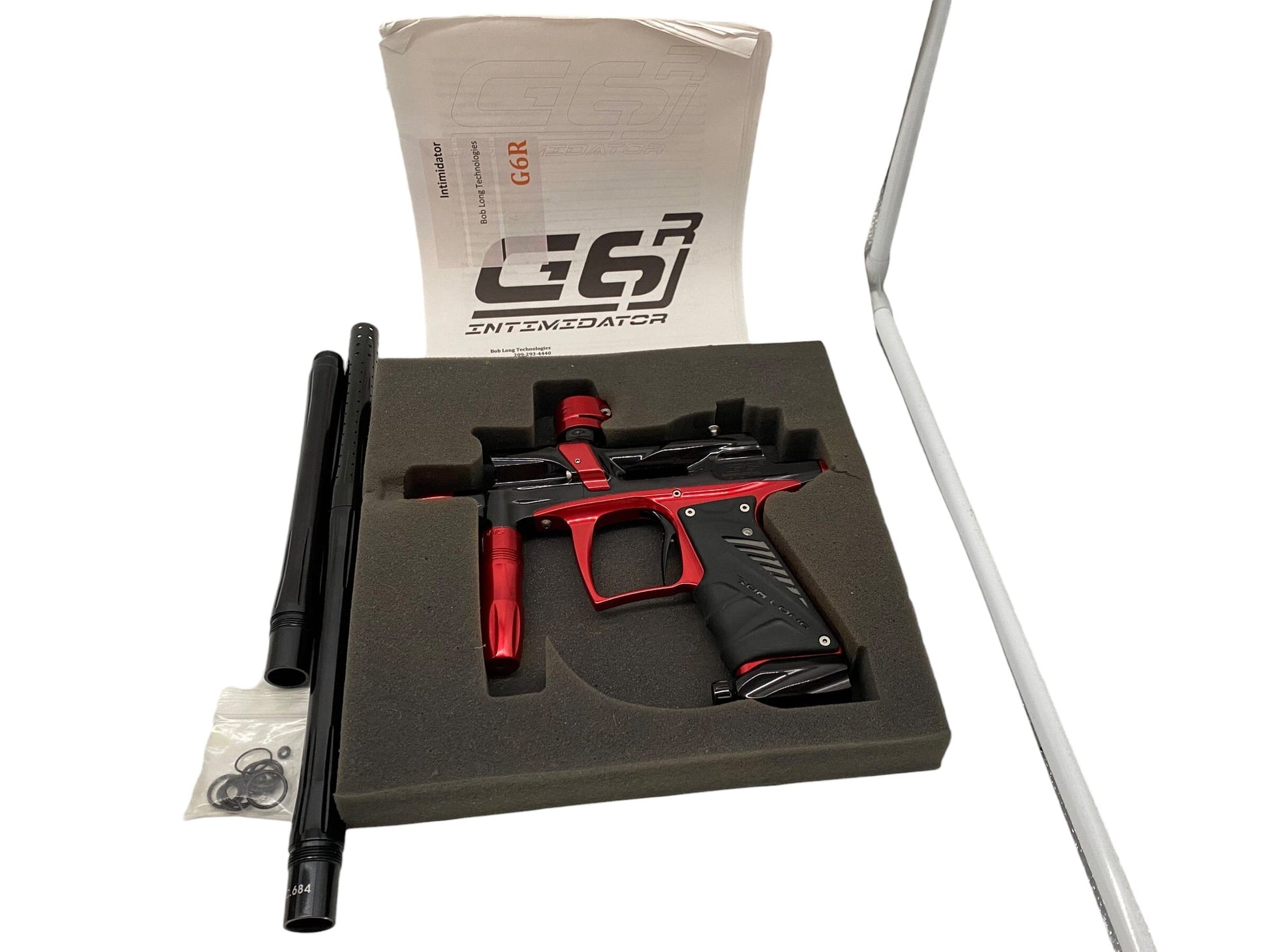 Used Bob Long G6R 2k11 Black/Red Paintball Gun Paintball Gun from CPXBrosPaintball Buy/Sell/Trade Paintball Markers, New Paintball Guns, Paintball Hoppers, Paintball Masks, and Hormesis Headbands