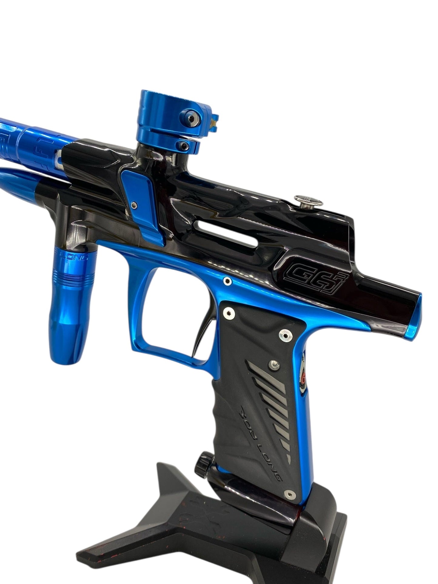 Used Bob Long G6r 2k11 Paintball Gun Black/Blue Paintball Gun from CPXBrosPaintball Buy/Sell/Trade Paintball Markers, New Paintball Guns, Paintball Hoppers, Paintball Masks, and Hormesis Headbands