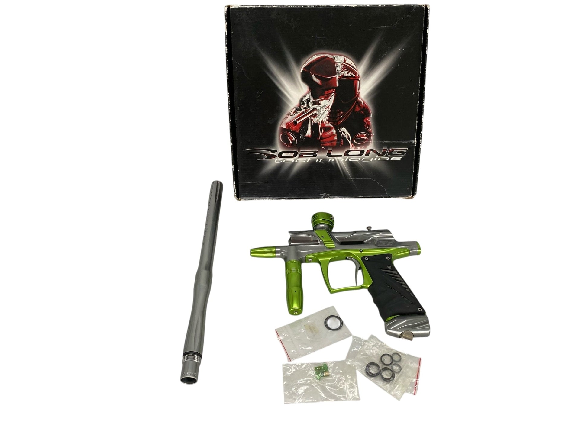 Used Bob Long G6r 2k12 Oled Paintball Gun Grey/Green Paintball Gun from CPXBrosPaintball Buy/Sell/Trade Paintball Markers, New Paintball Guns, Paintball Hoppers, Paintball Masks, and Hormesis Headbands
