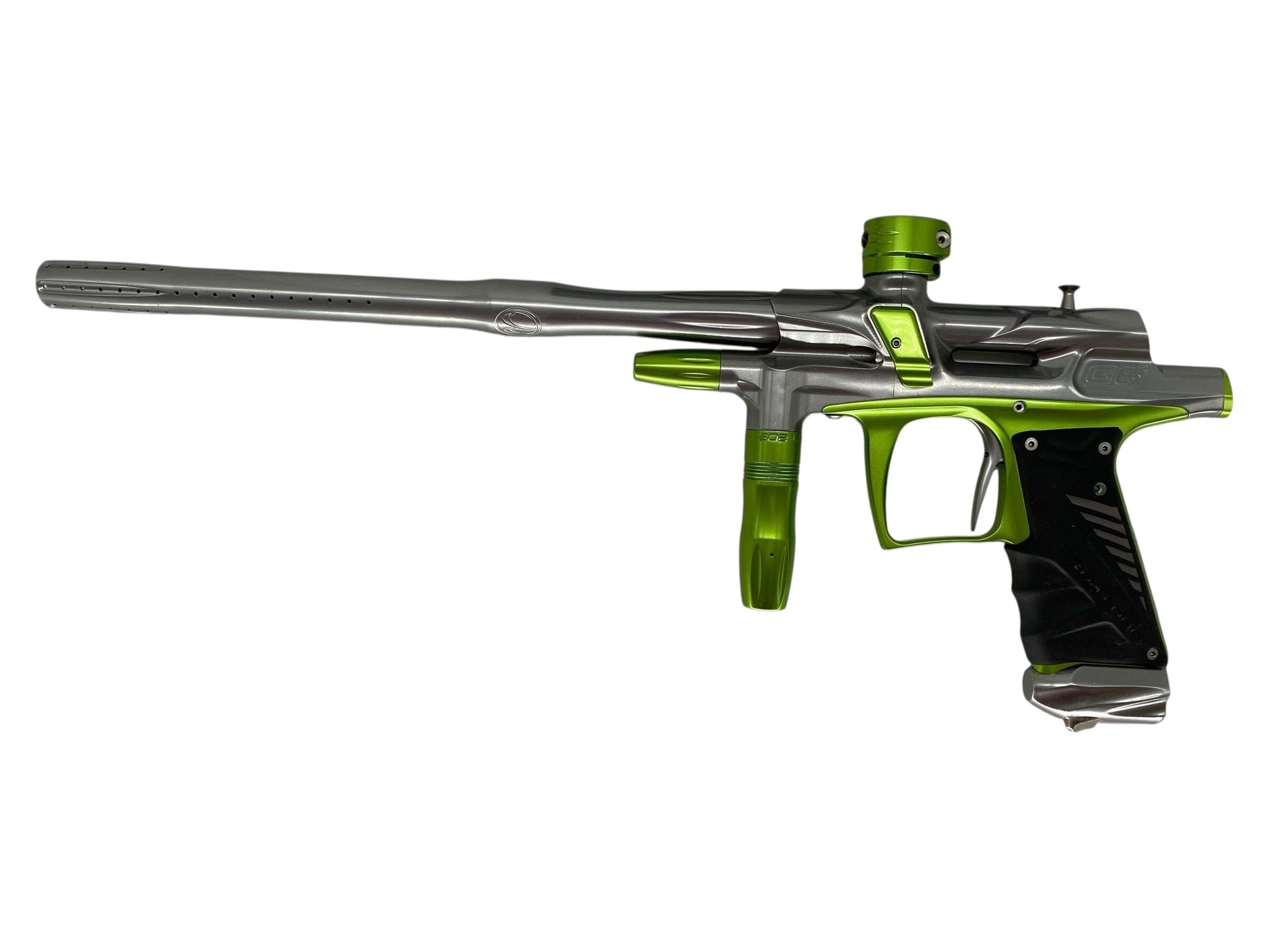Used Bob Long G6r 2k12 Oled Paintball Gun Grey/Green Paintball Gun from CPXBrosPaintball Buy/Sell/Trade Paintball Markers, New Paintball Guns, Paintball Hoppers, Paintball Masks, and Hormesis Headbands