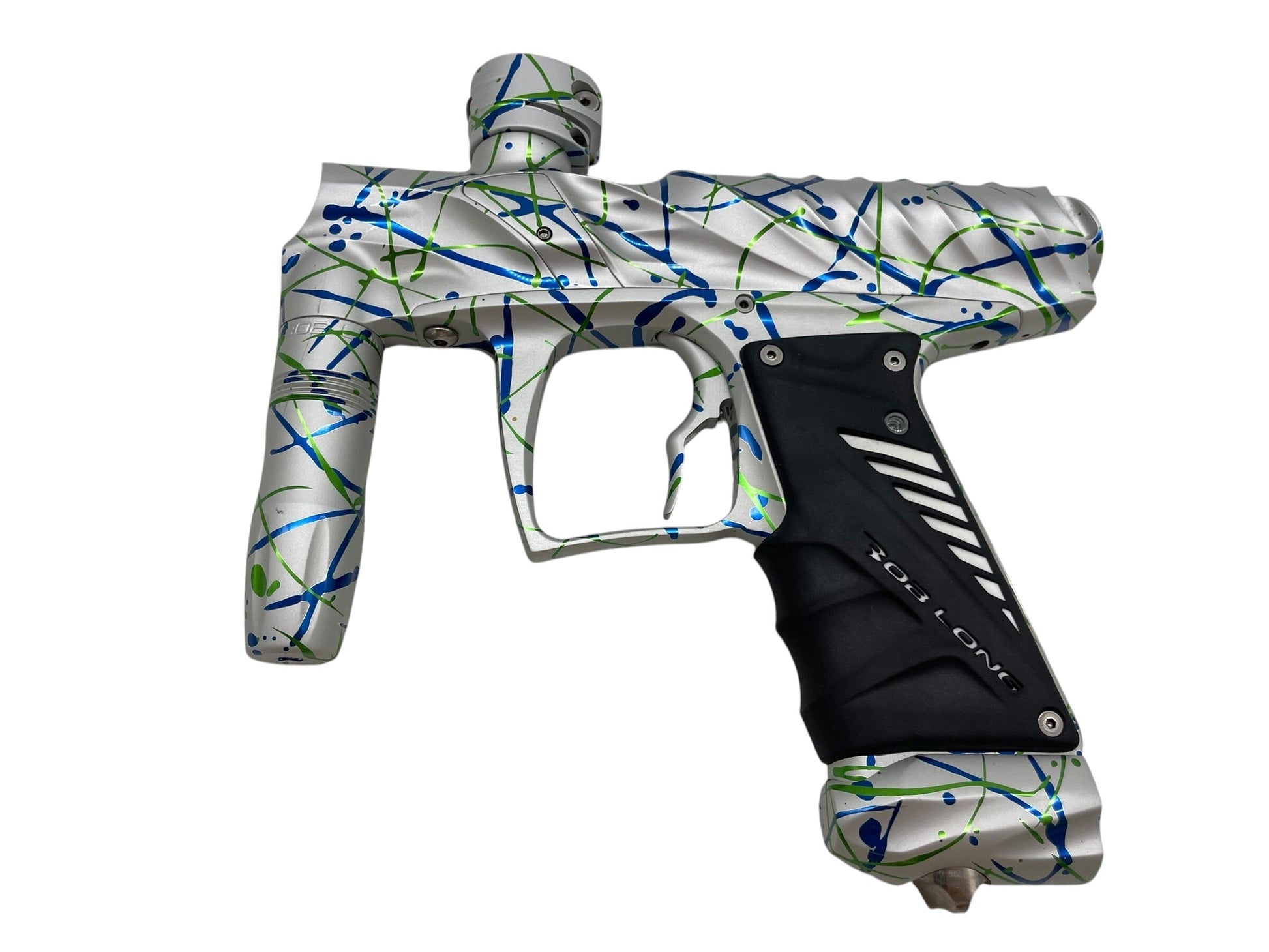 Used Bob Long Insight Blue/Green Splash Paintball Gun Paintball Gun from CPXBrosPaintball Buy/Sell/Trade Paintball Markers, New Paintball Guns, Paintball Hoppers, Paintball Masks, and Hormesis Headbands