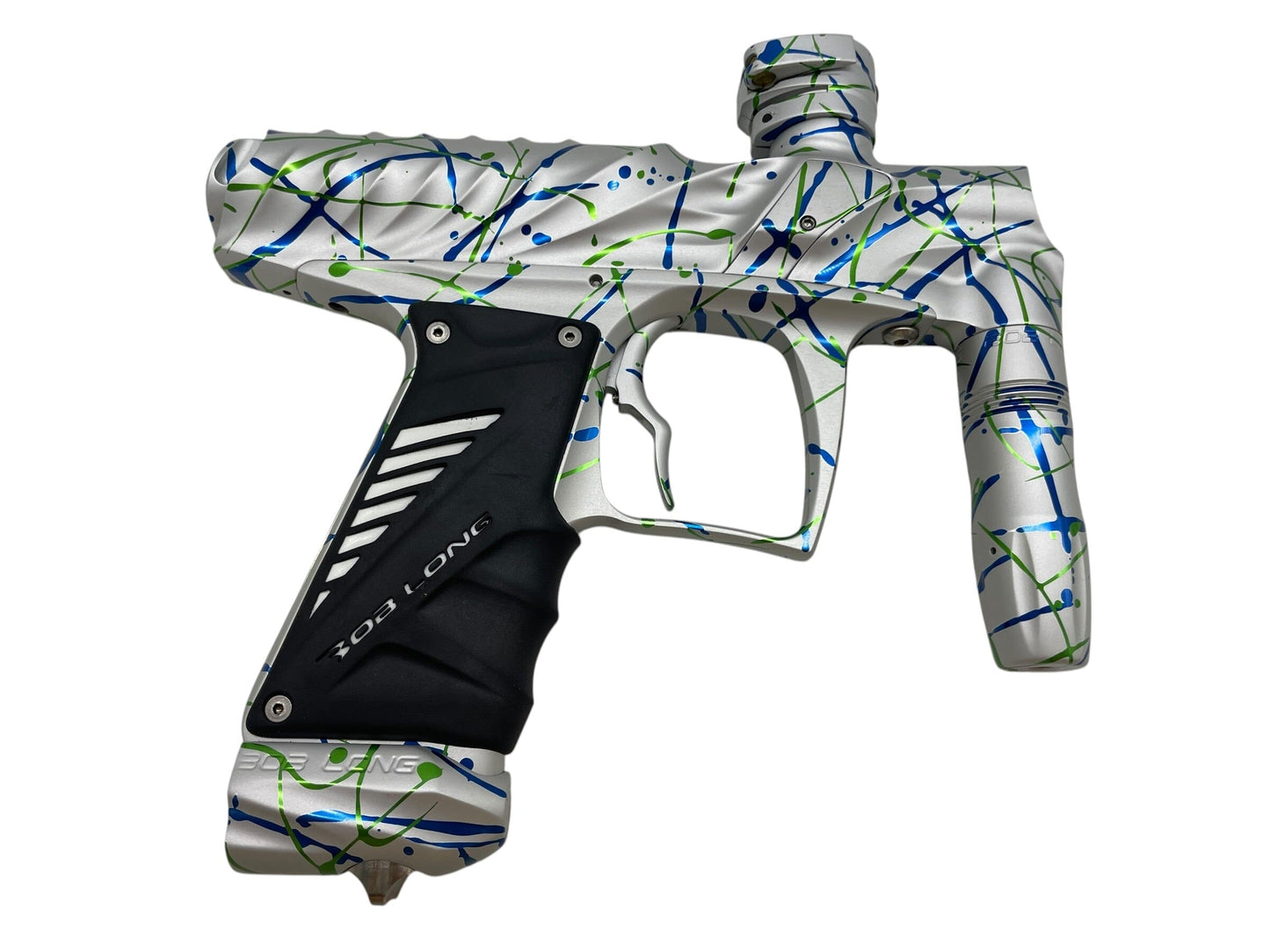 Used Bob Long Insight Blue/Green Splash Paintball Gun Paintball Gun from CPXBrosPaintball Buy/Sell/Trade Paintball Markers, New Paintball Guns, Paintball Hoppers, Paintball Masks, and Hormesis Headbands