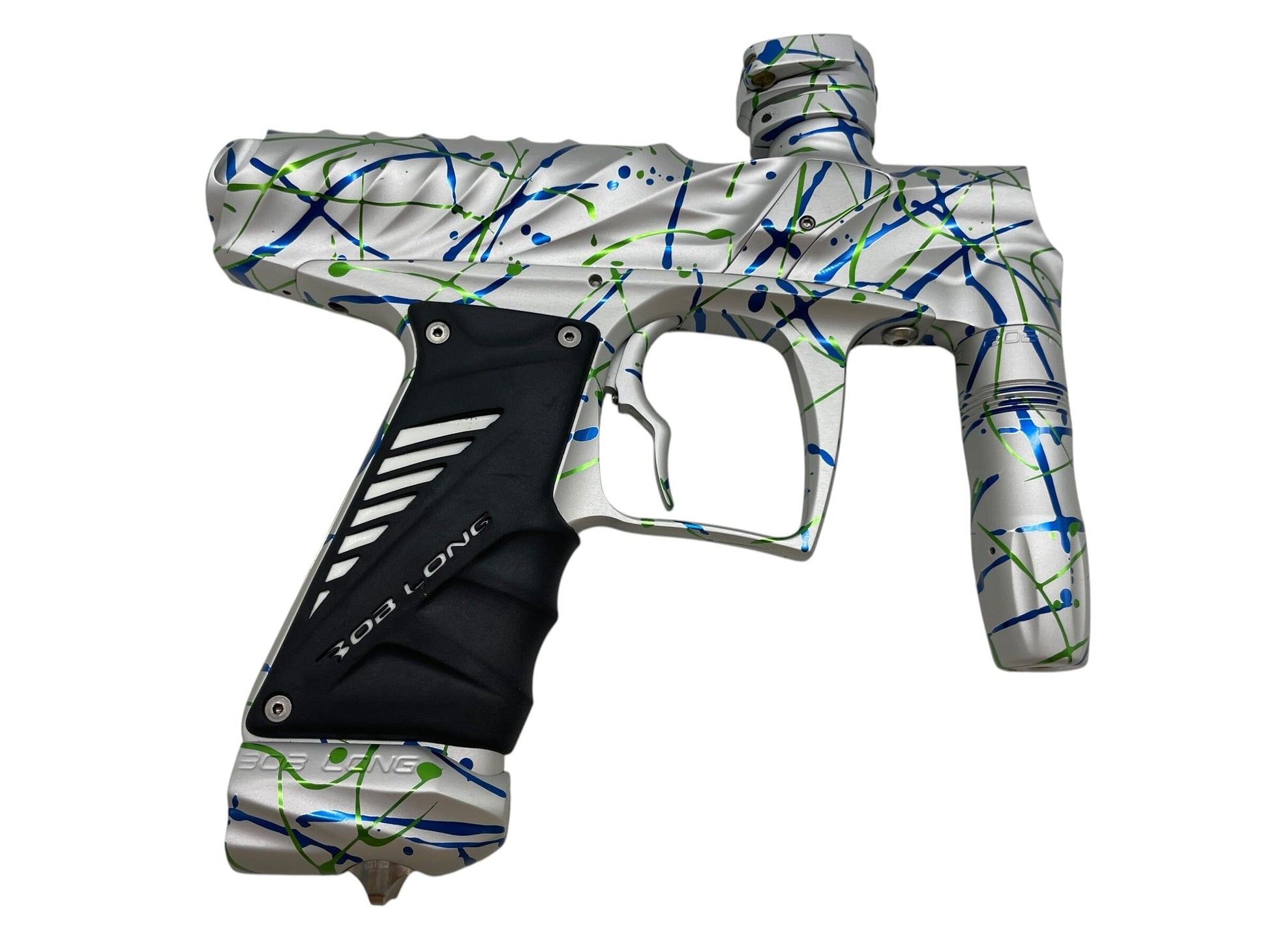 Used Bob Long Insight Blue/Green Splash Paintball Gun Paintball Gun from CPXBrosPaintball Buy/Sell/Trade Paintball Markers, New Paintball Guns, Paintball Hoppers, Paintball Masks, and Hormesis Headbands