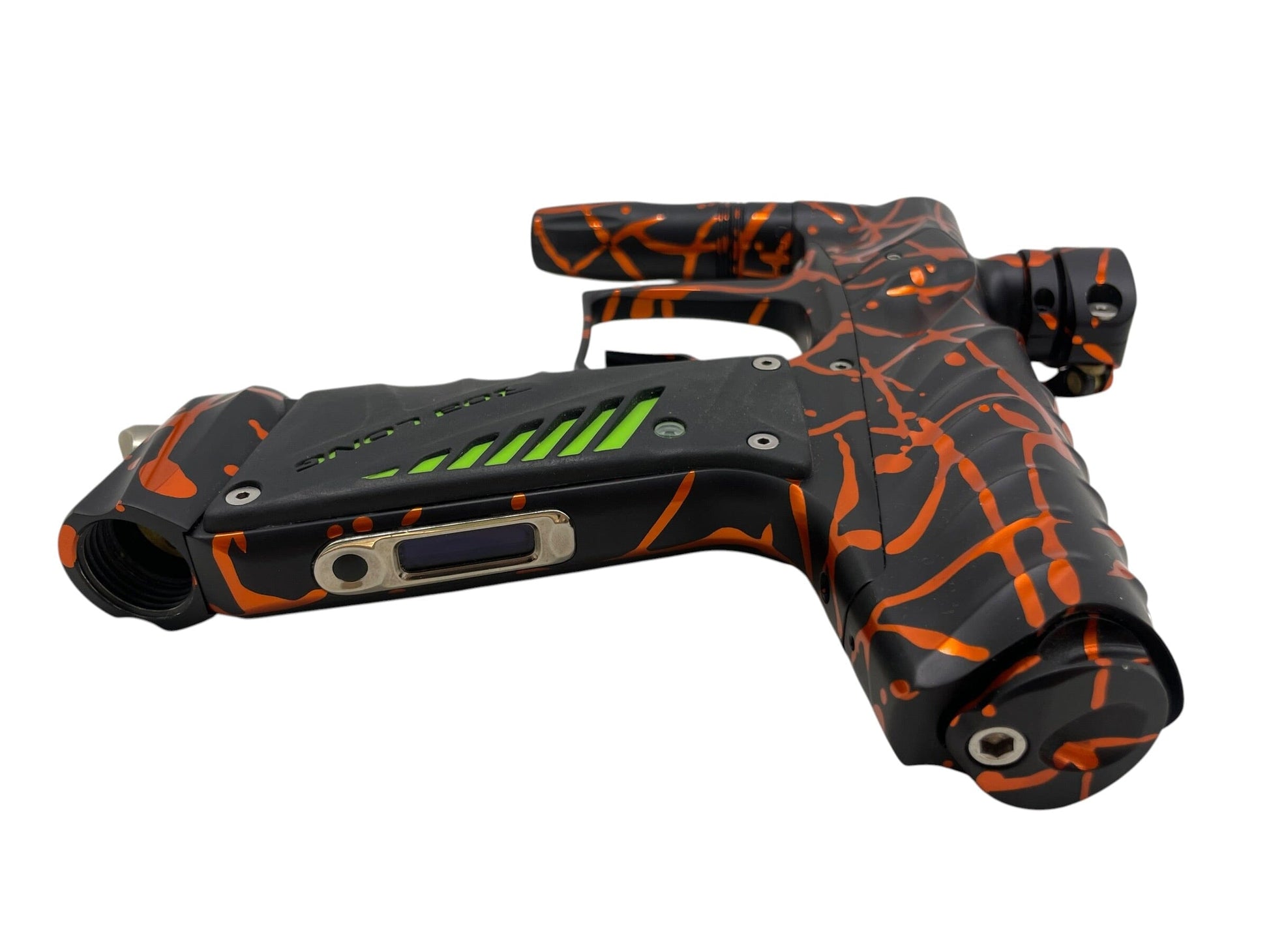 Used Bob Long Insight Orange Splash Paintball Gun Paintball Gun from CPXBrosPaintball Buy/Sell/Trade Paintball Markers, New Paintball Guns, Paintball Hoppers, Paintball Masks, and Hormesis Headbands