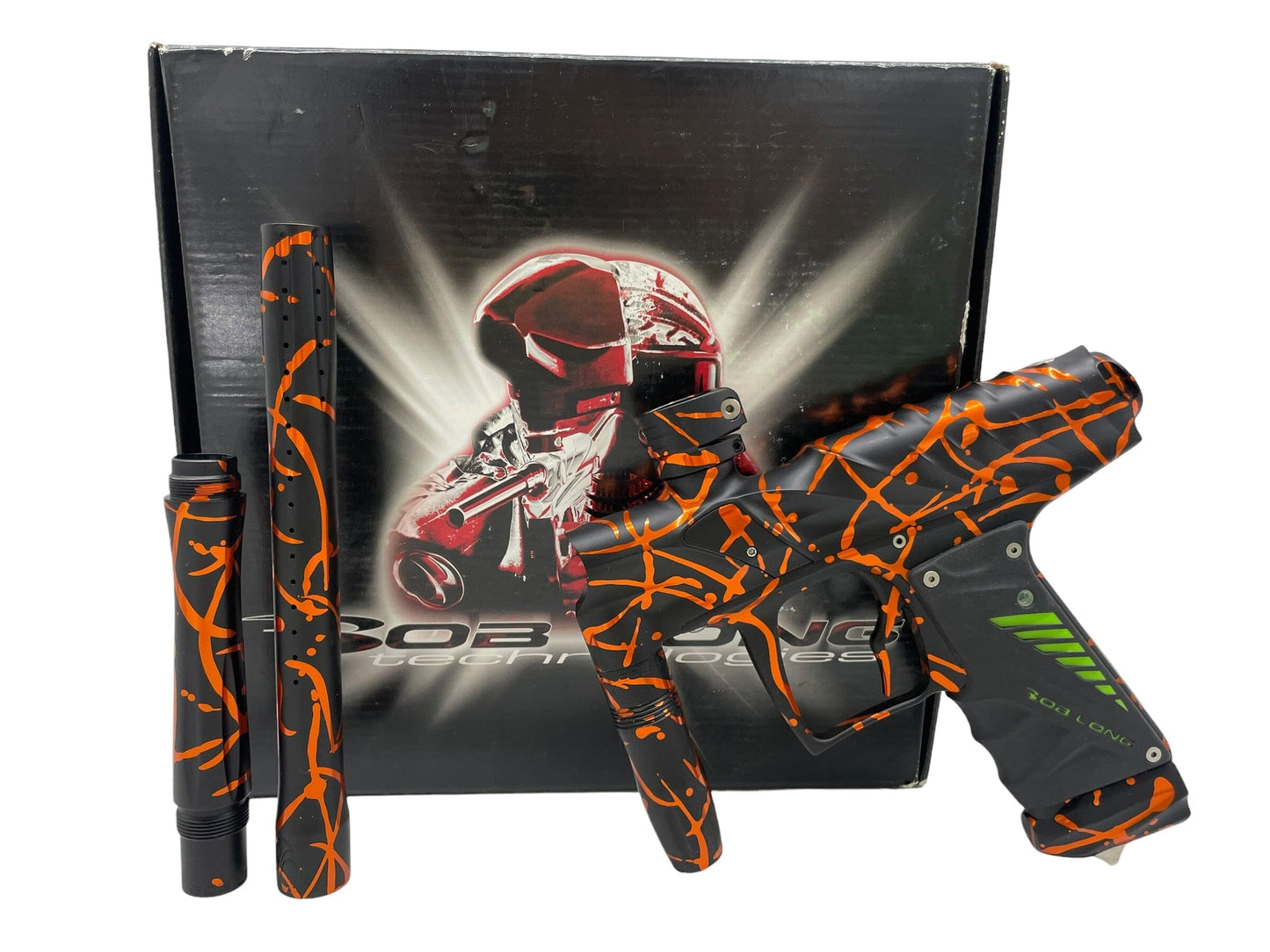 Used Bob Long Insight Orange Splash Paintball Gun Paintball Gun from CPXBrosPaintball Buy/Sell/Trade Paintball Markers, New Paintball Guns, Paintball Hoppers, Paintball Masks, and Hormesis Headbands