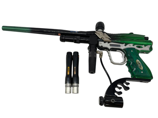 Used Bob Long Intimidator Gen 3 W/ Sci-Board Green/Black Paintball Gun Paintball Gun from CPXBrosPaintball Buy/Sell/Trade Paintball Markers, New Paintball Guns, Paintball Hoppers, Paintball Masks, and Hormesis Headbands