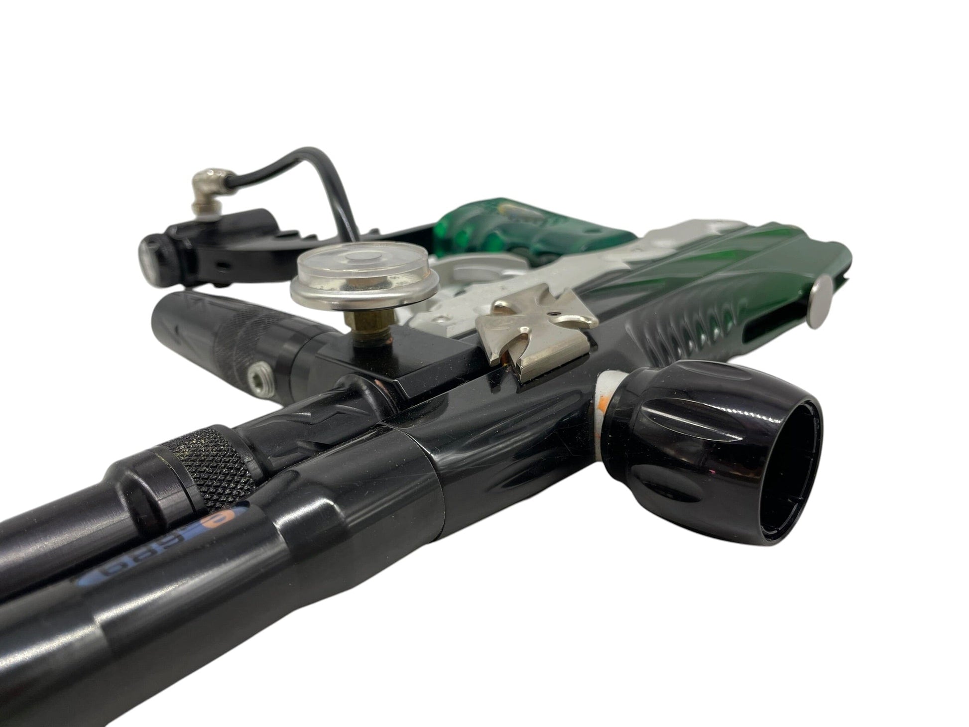Used Bob Long Intimidator Gen 3 W/ Sci-Board Green/Black Paintball Gun Paintball Gun from CPXBrosPaintball Buy/Sell/Trade Paintball Markers, New Paintball Guns, Paintball Hoppers, Paintball Masks, and Hormesis Headbands