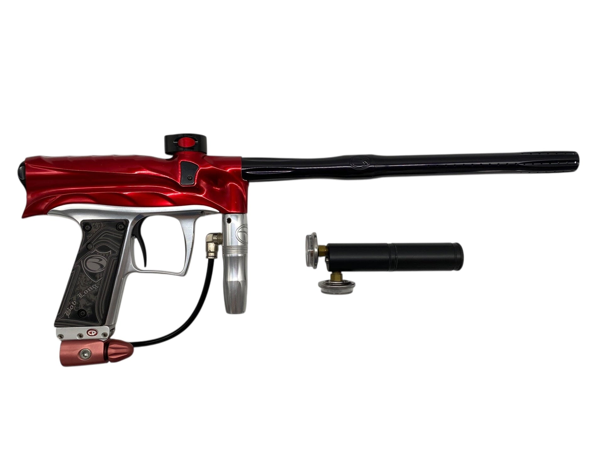 Used Bob Long Marq Paintball Gun Red/Silver Paintball Gun from CPXBrosPaintball Buy/Sell/Trade Paintball Markers, New Paintball Guns, Paintball Hoppers, Paintball Masks, and Hormesis Headbands
