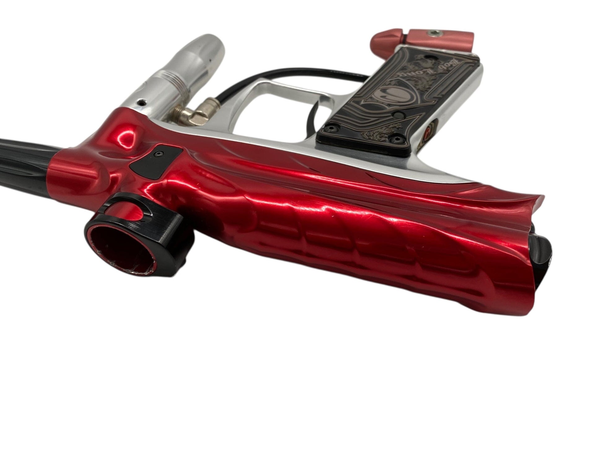 Used Bob Long Marq Paintball Gun Red/Silver Paintball Gun from CPXBrosPaintball Buy/Sell/Trade Paintball Markers, New Paintball Guns, Paintball Hoppers, Paintball Masks, and Hormesis Headbands