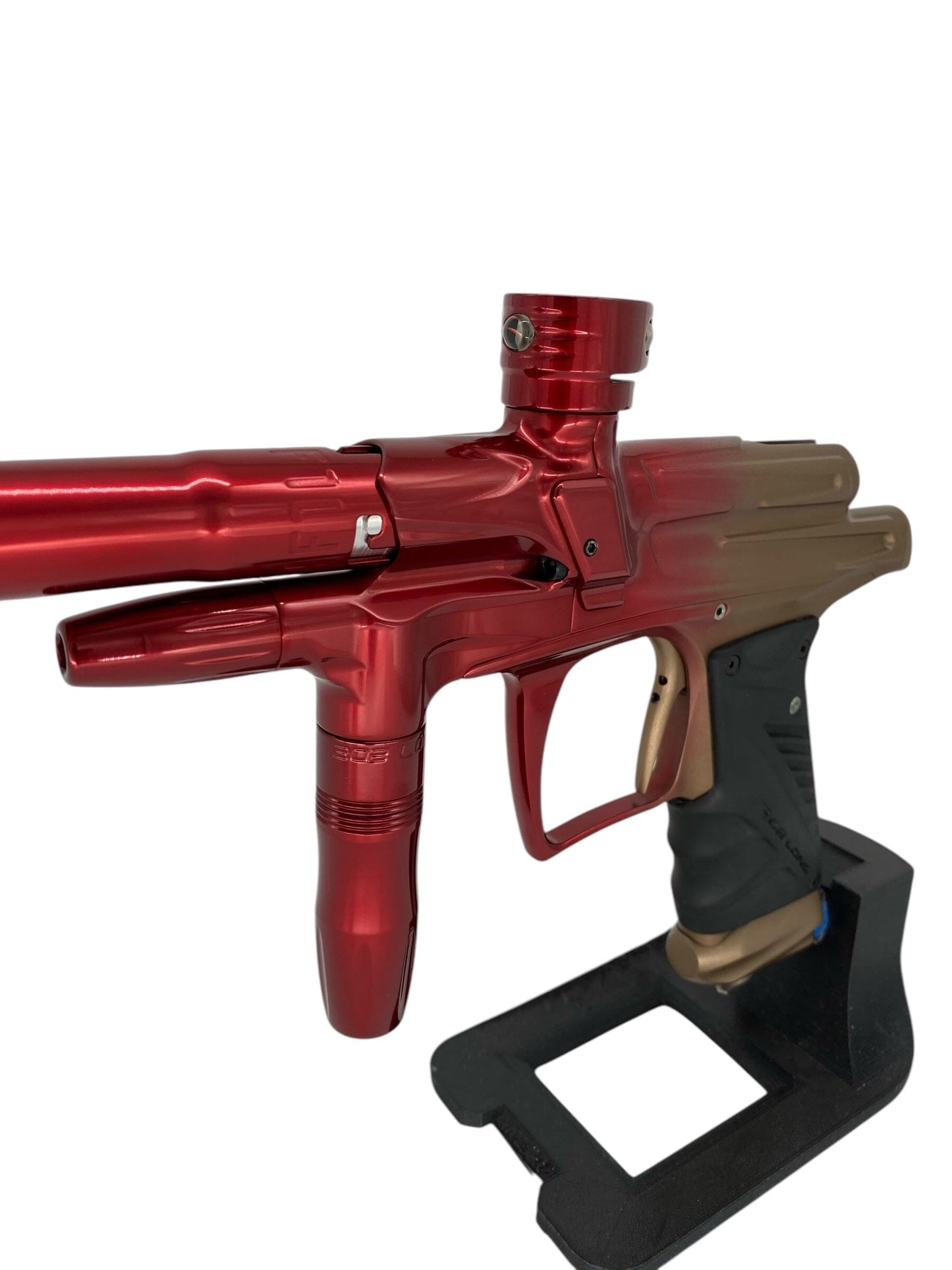 Used Bob Long Oled Z-Cut G6r - Tan/Red Fade Paintball Gun Paintball Gun from CPXBrosPaintball Buy/Sell/Trade Paintball Markers, New Paintball Guns, Paintball Hoppers, Paintball Masks, and Hormesis Headbands