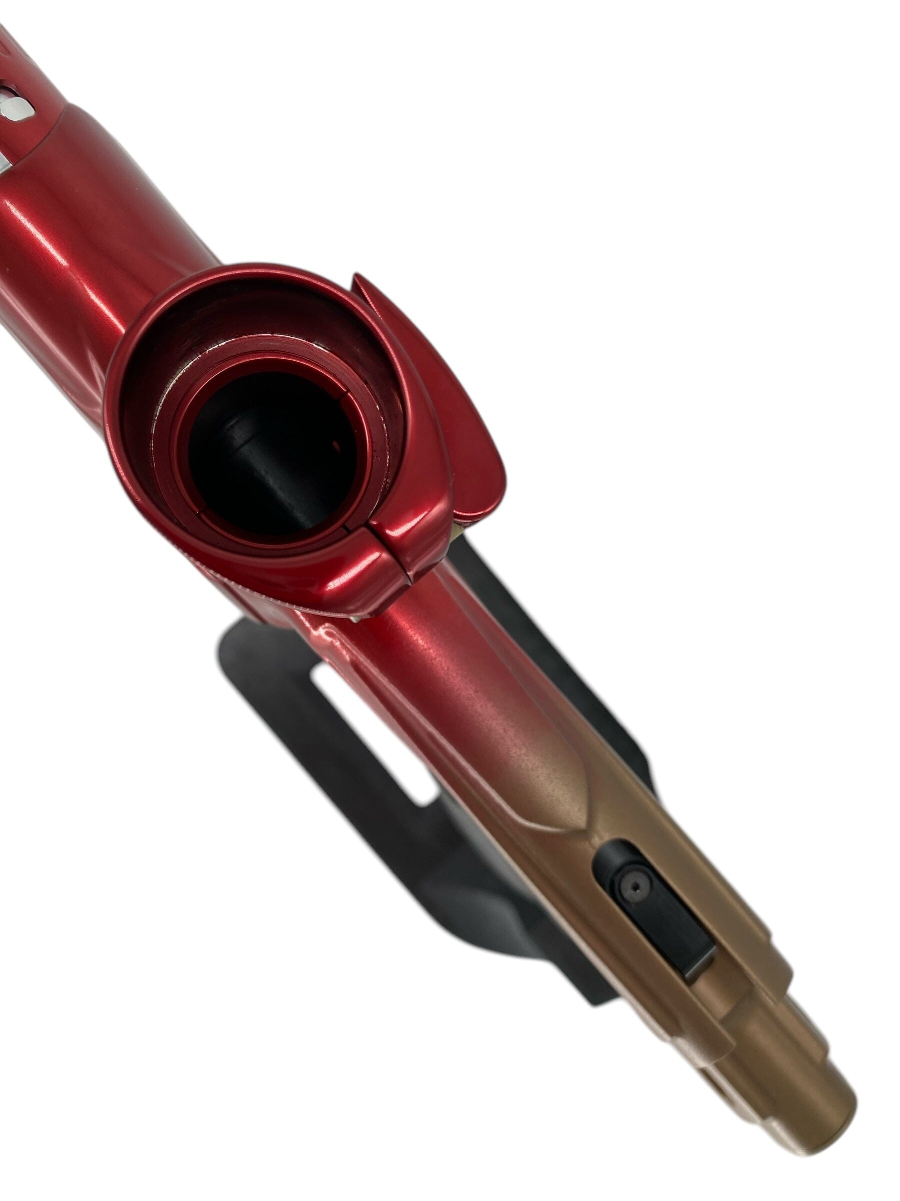 Used Bob Long Oled Z-Cut G6r - Tan/Red Fade Paintball Gun Paintball Gun from CPXBrosPaintball Buy/Sell/Trade Paintball Markers, New Paintball Guns, Paintball Hoppers, Paintball Masks, and Hormesis Headbands