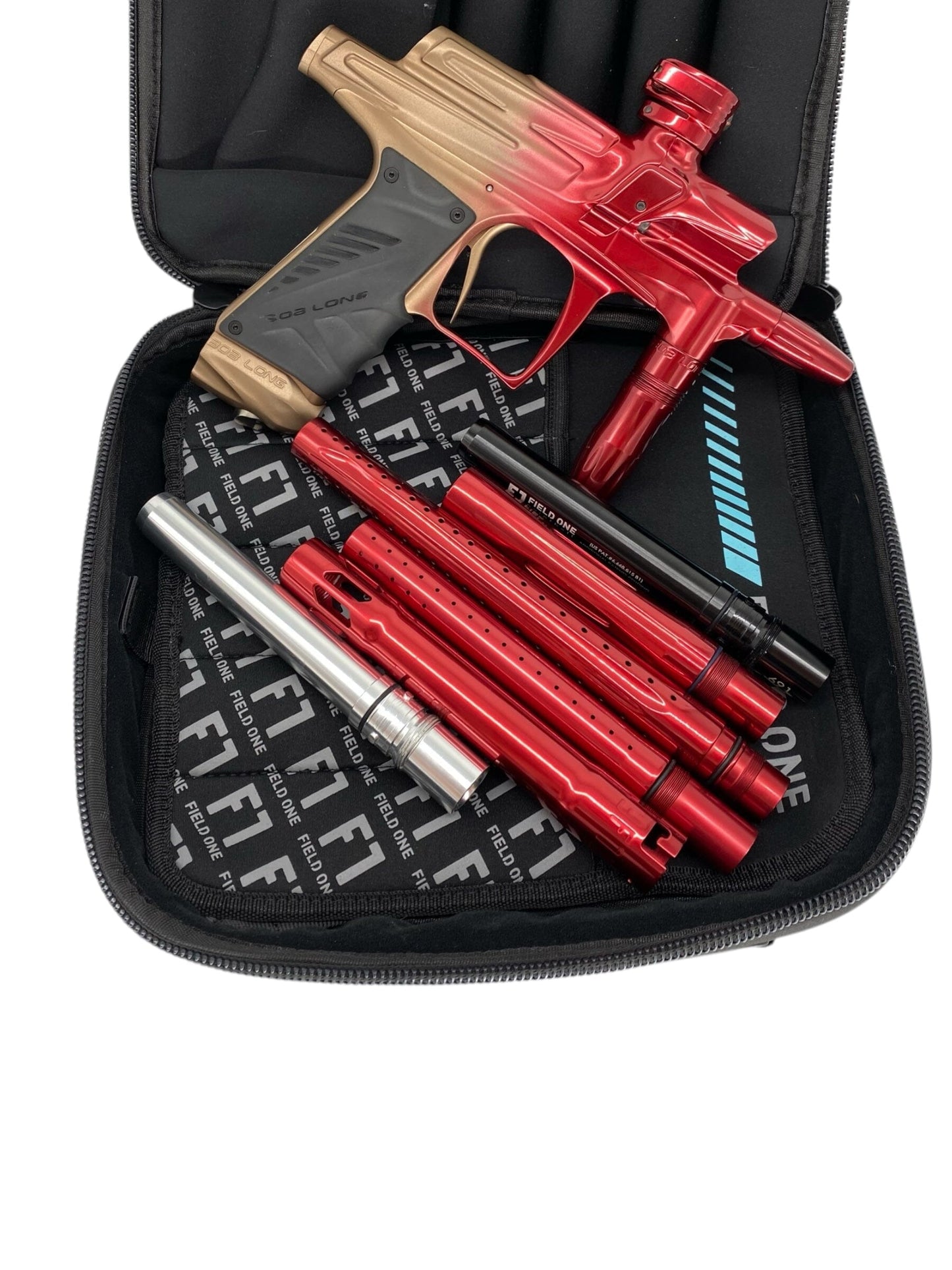 Used Bob Long Oled Z-Cut G6r - Tan/Red Fade Paintball Gun Paintball Gun from CPXBrosPaintball Buy/Sell/Trade Paintball Markers, New Paintball Guns, Paintball Hoppers, Paintball Masks, and Hormesis Headbands